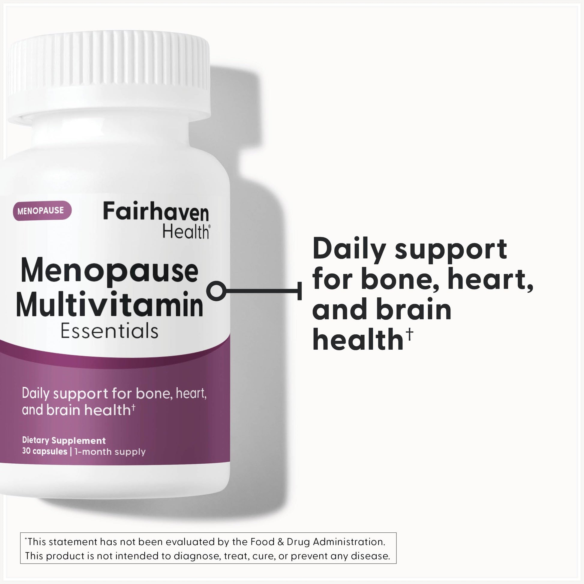 Fairhaven Health Menopause Multivitamin Essentials | Hormone Free Menopause Supplements for Women | Methylated Multivitamin for Women 50 and Over | Non-GMO | Perimenopause Supplements | 30 Capsules Fairhaven Health uk supplements