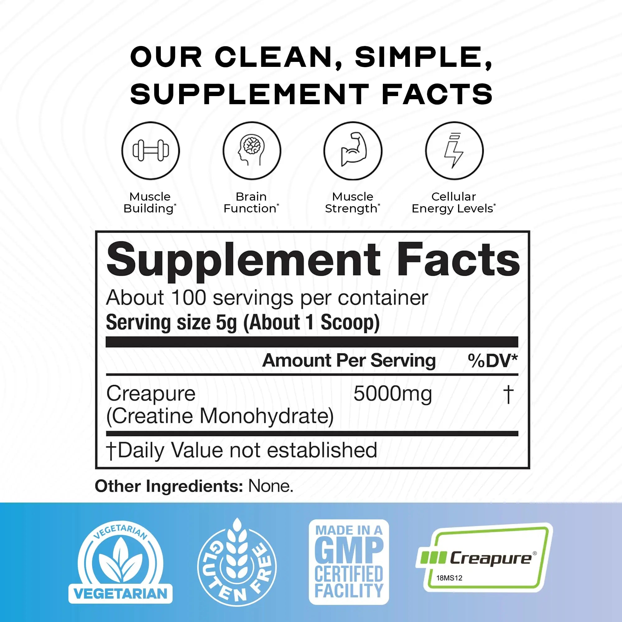 Muscle Feast Creapure Creatine Monohydrate Powder, Vegan Keto Friendly Gluten-Free, Mass Gainer, Muscle Recovery Supplement and Trusted Creatine for Muscle Growth, Muscle Feast uk supplements