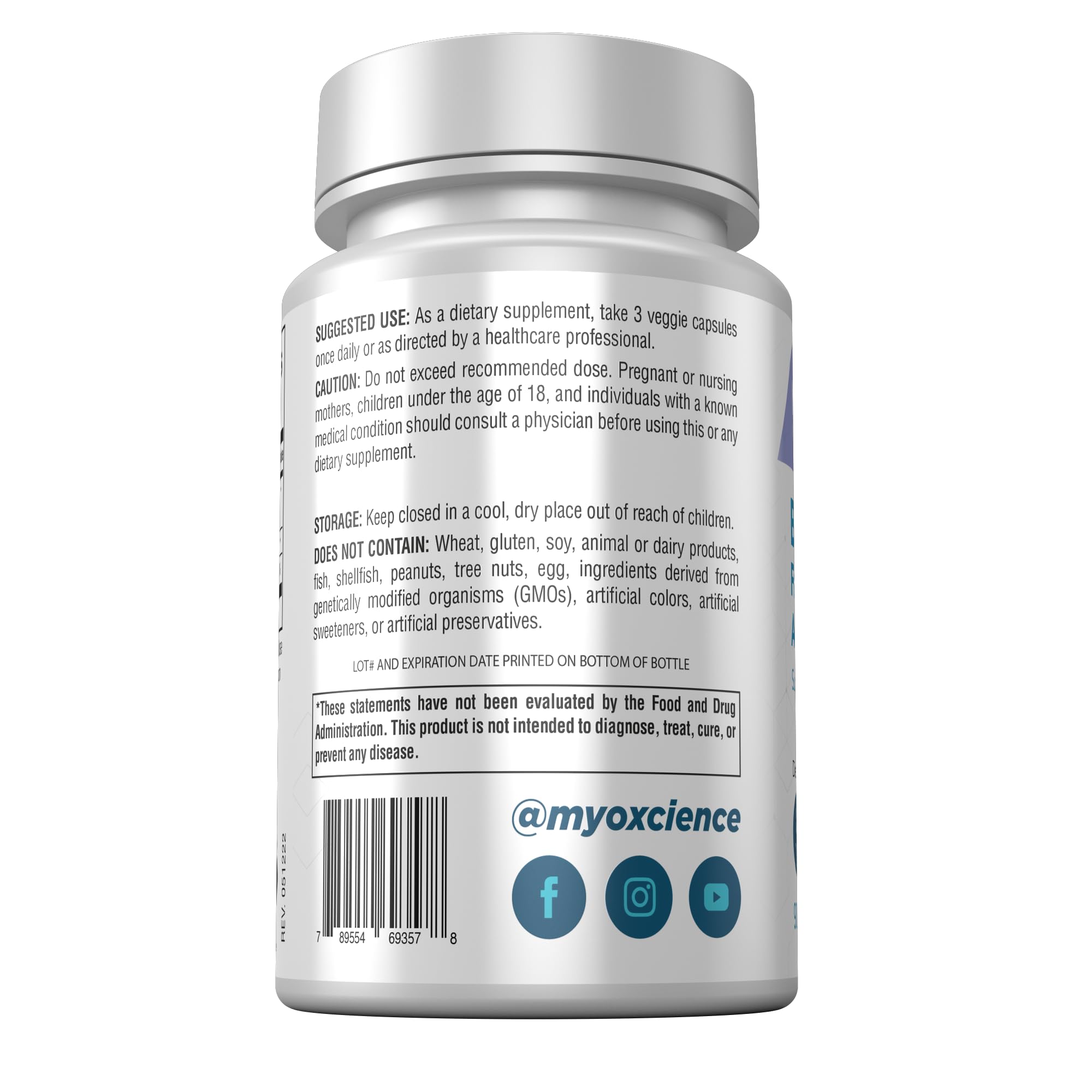 MYOXCIENCE Berberine Fasting Accelerator: Berberine HCL with ALA (Alpha Lipoic Acid) MYOXCIENCE uk supplements