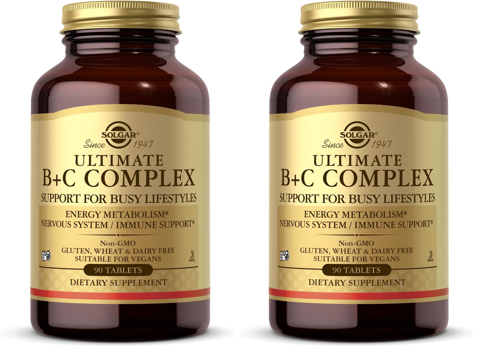 Solgar Ultimate B+C Complex Stress Formula 90 Tablets (Pack of 2) Solgar uk supplements