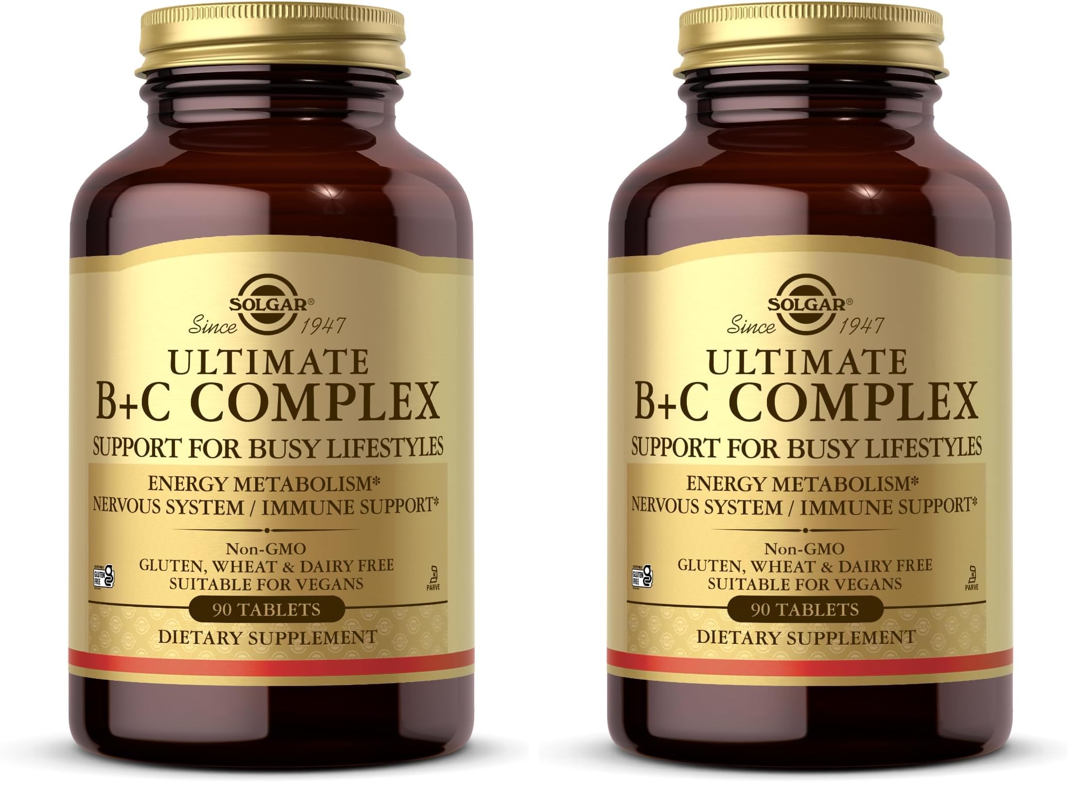 Solgar Ultimate B+C Complex Stress Formula 90 Tablets (Pack of 2) Solgar uk supplements