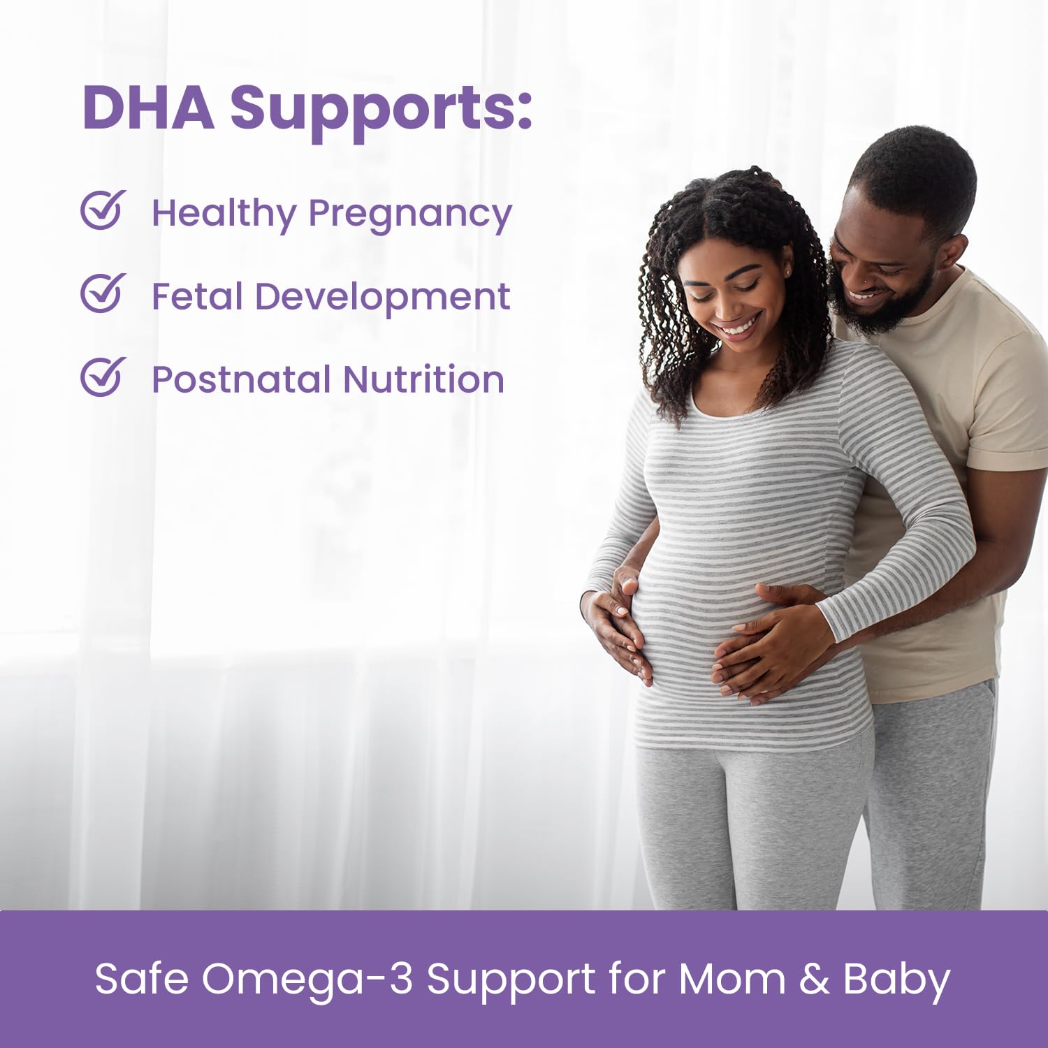 Prenatal DHA for Women 600mg + 400 IU Vitamin D3 | 120 Softgels | Supports Brain Health | Triglyceride Omega 3 Fish Oil DHA Prenatal Vitamins for Pregnancy & Nursing | 300mg per Capsule Mother's Promise uk supplements