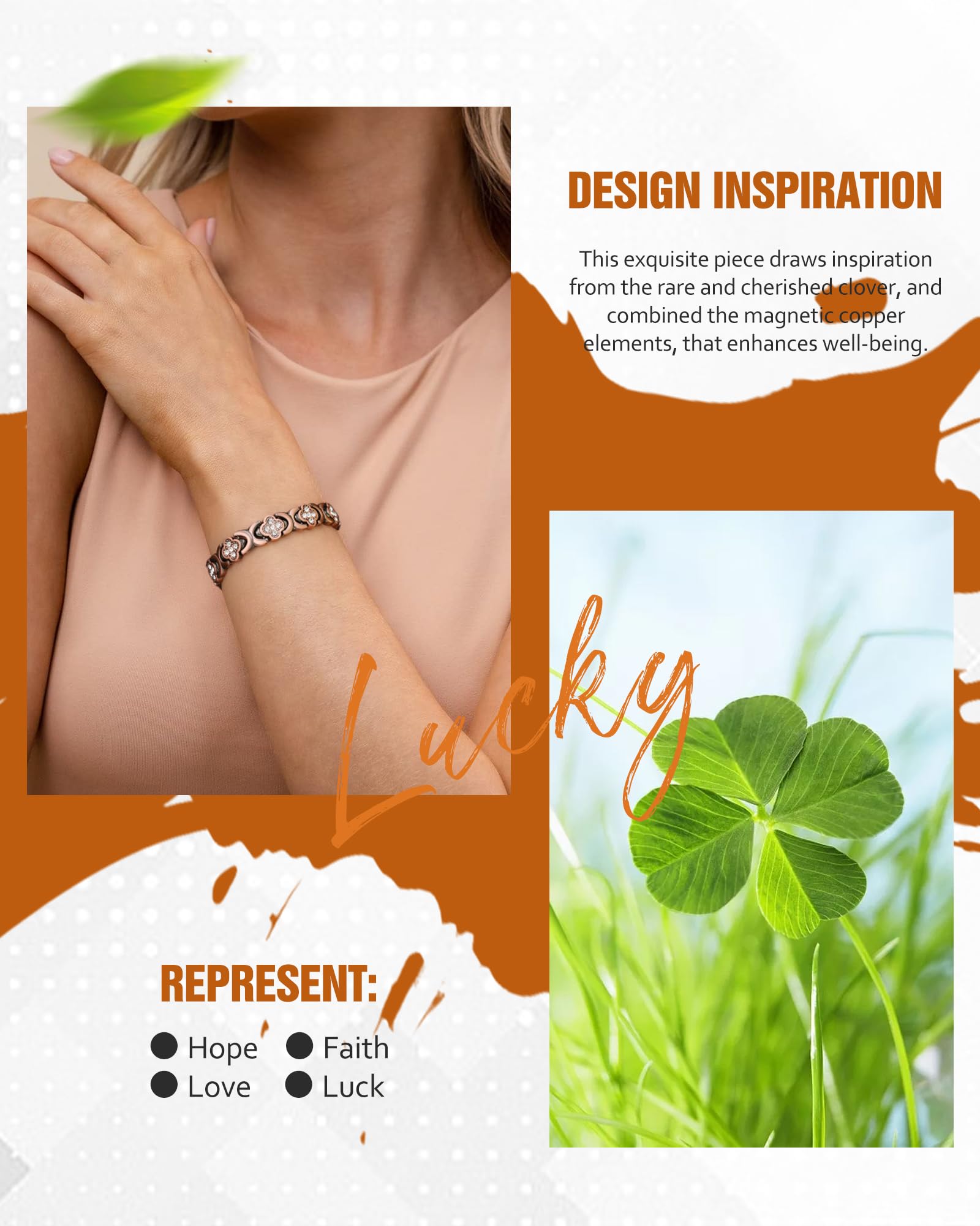 Jecanori Women's Pure Copper Bracelet, Ultra Strength Magnetic Copper Bracelets for Women Jecanori uk supplements