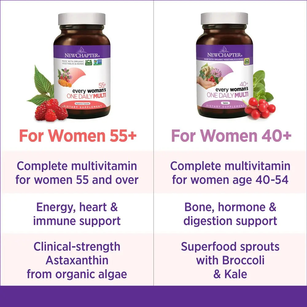 New Chapter Every Women's One Daily 55+ 90ct New Chapter uk supplements