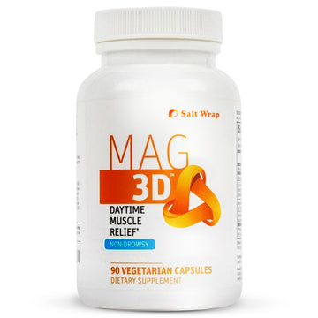 SaltWrap Mag 3D – Daytime (Non-Drowsy) Leg Cramp & Muscle Relief Support - Natural Supplement for Muscle and Nerve Health with Turmeric, Alpha Lipoic Acid & Magnesium SaltWrap uk supplements
