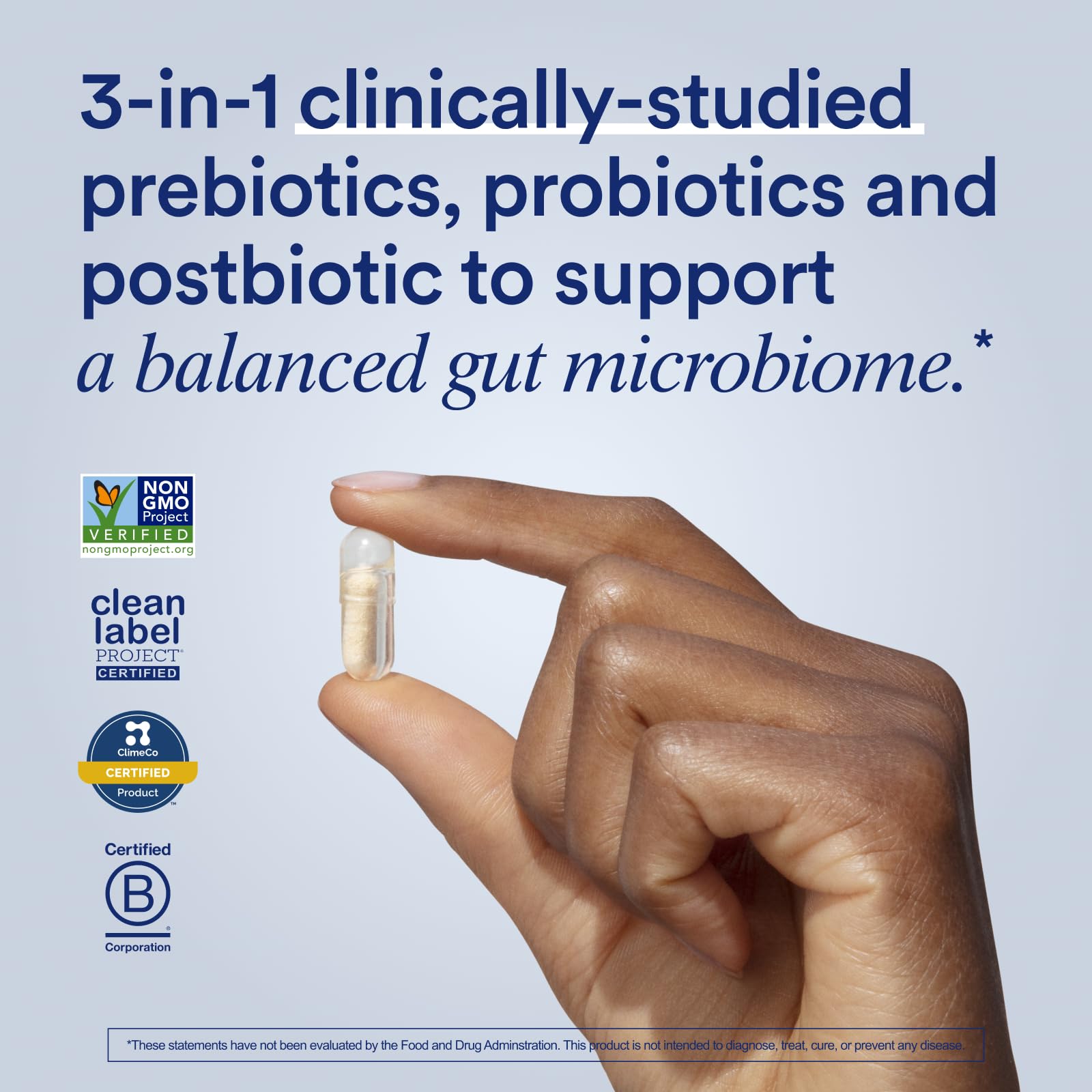 Ritual Synbiotic+ Probiotic, Prebiotic, Postbiotic, 3-in-1 Supplement for Gut Health and Digestive Support, Regularity, Bloat, Immune, Vegan Delayed-Released Daily Capsule, Women and Men, 30 Day Ritual uk supplements
