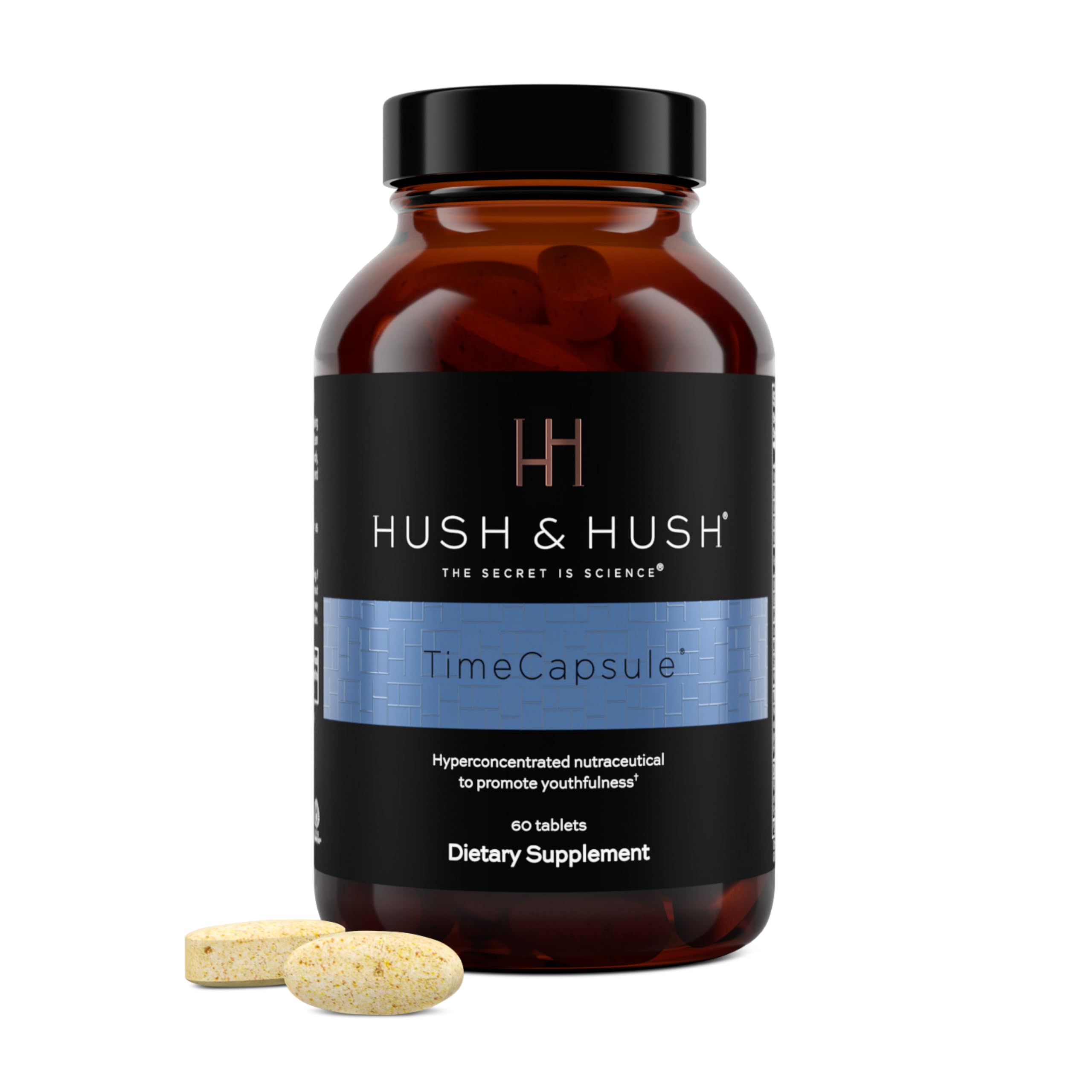 Hush & Hush TimeCapsule Multivitamin, Women's Multivitamin, Men's Multivitamin, Clean Nutraceuticals Supplements That Contains Hyaluronic Acid Hush & Hush uk supplements