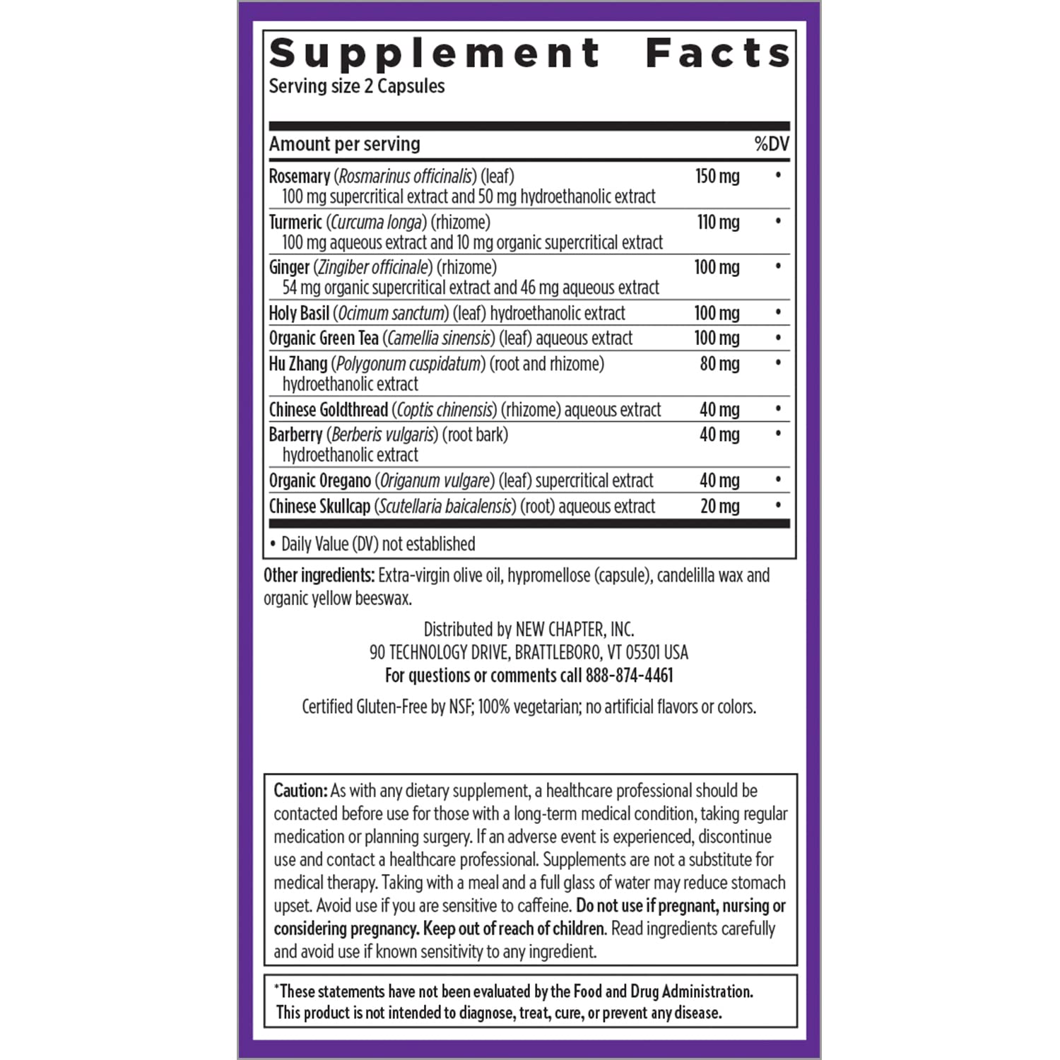 New Chapter Zyflamend™ Joint Supplement & Herbal Pain Relief – 10-in-1 Superfood Blend with Turmeric, Ginger & Green Tea - for Healthy Inflammation Response, Mobility & Flexibility, 180 Capsules New Chapter uk supplements