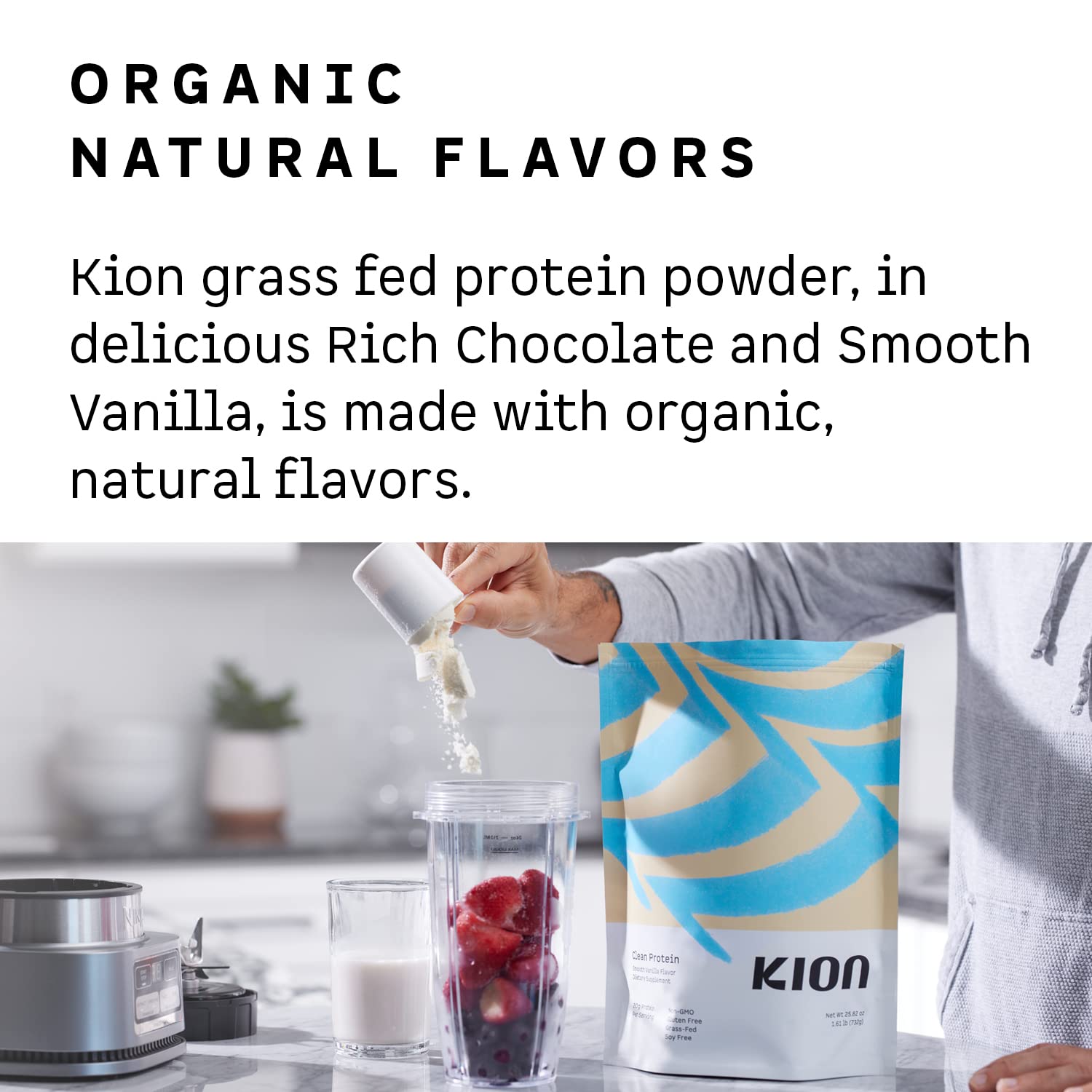 Kion Clean Protein | Grass-Fed & Pasture-Raised Whey Isolate Protein Powder Kion uk supplements