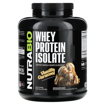 NutraBio Whey Protein Isolate Supplement – 25g of Protein Per Scoop with Complete NutraBio uk supplements