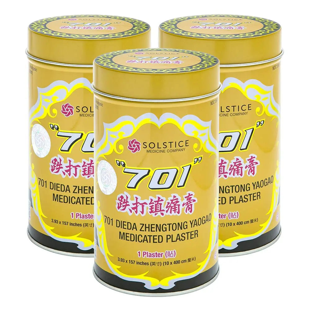 701 Dieda Zhentong Yaogao Medicated Plaster (Genuine Solstice Product) (3 Cans) "701" 701 Dieda Zhengtong Yaogao Medicated Plaster uk supplements