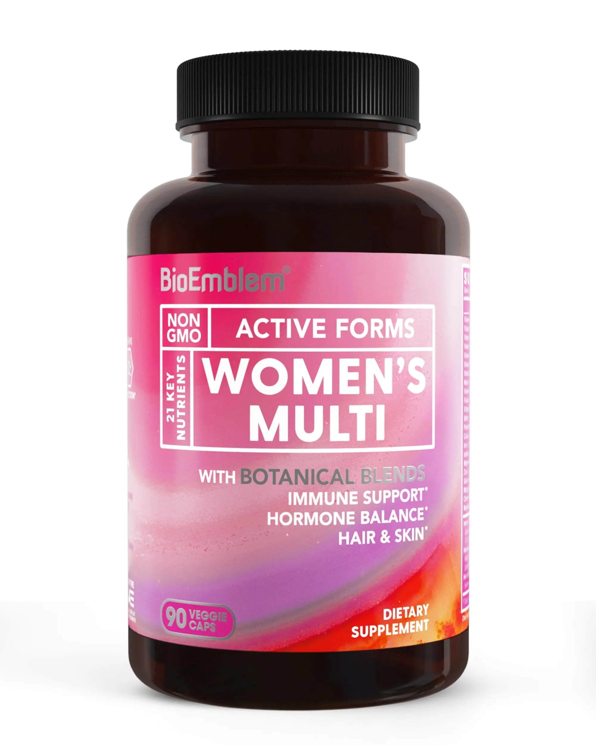 BioEmblem Women's Multivitamin - Complete Daily Multi for Immunity, Energy, Hair, Skin with Vitamin A, B12, B6, D3, Biotin BioEmblem uk supplements