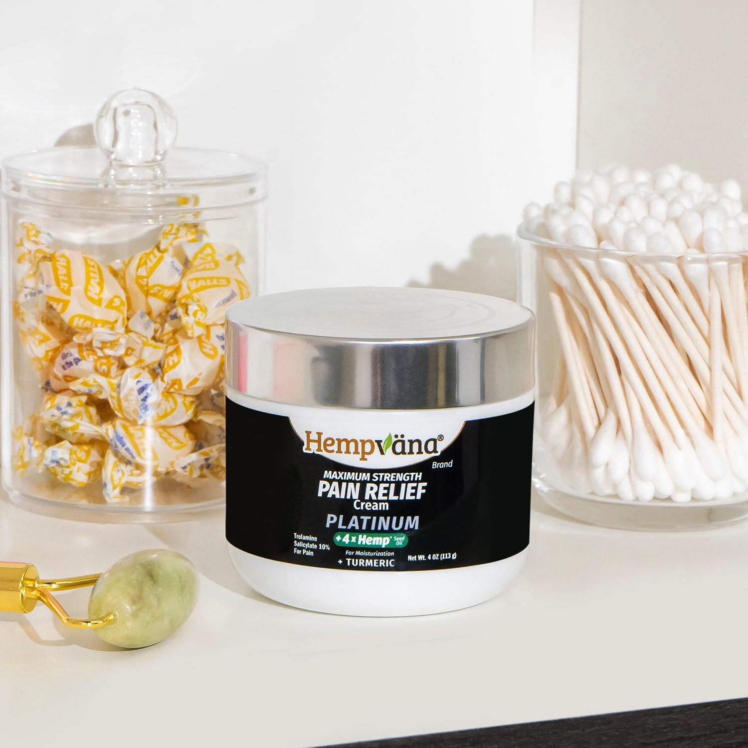 Hempvana Platinum Maximum Strength Relief Cream 4X Hemp for Muscles, Joints, Back, Knees, Shoulders, Neck, Elbows, Hands, Feet. AS SEEN ON TV. Odor-Free, Non-Greasy, Quickly Absorbs, 4X More Hemp Hempvana uk supplements