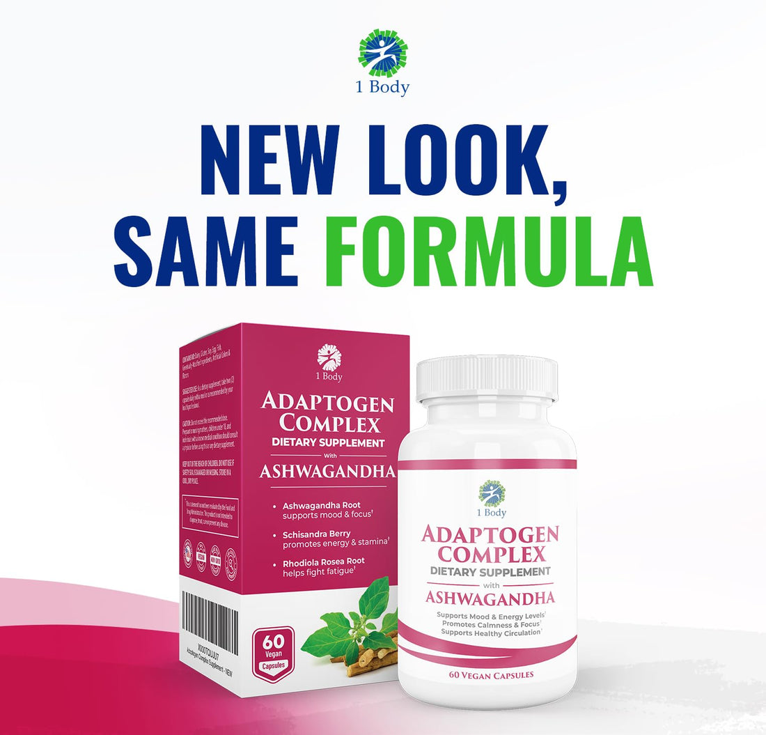 1 Body Adaptogen Complex with Ashwagandha 1 Body uk supplements