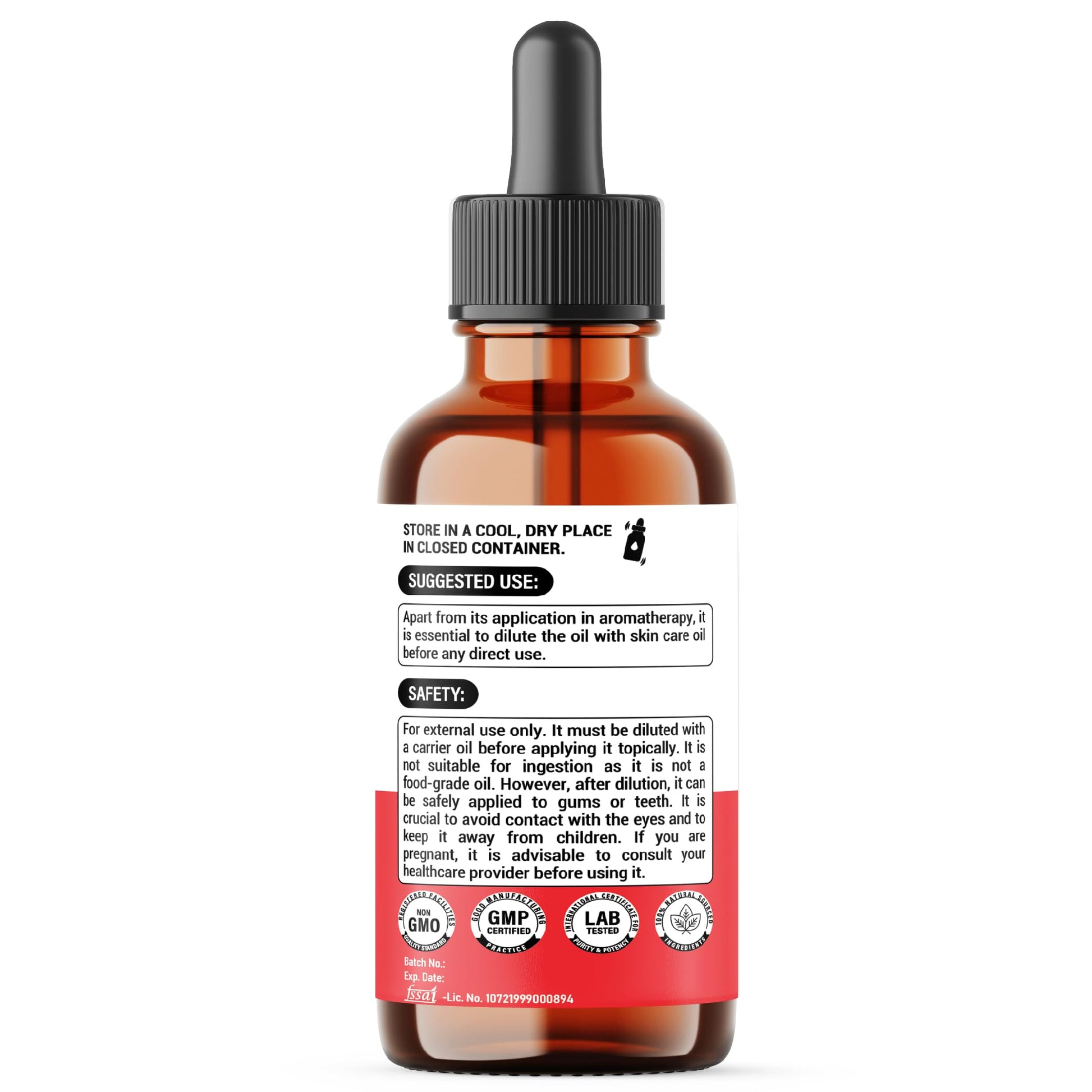 DEDICAD - 1 FL Oz - 30ml - Clove Essential Oil Supplement – for Toothache, Oral Care, Skin & Hair – Clove Oil Organic DEDICAD uk supplements