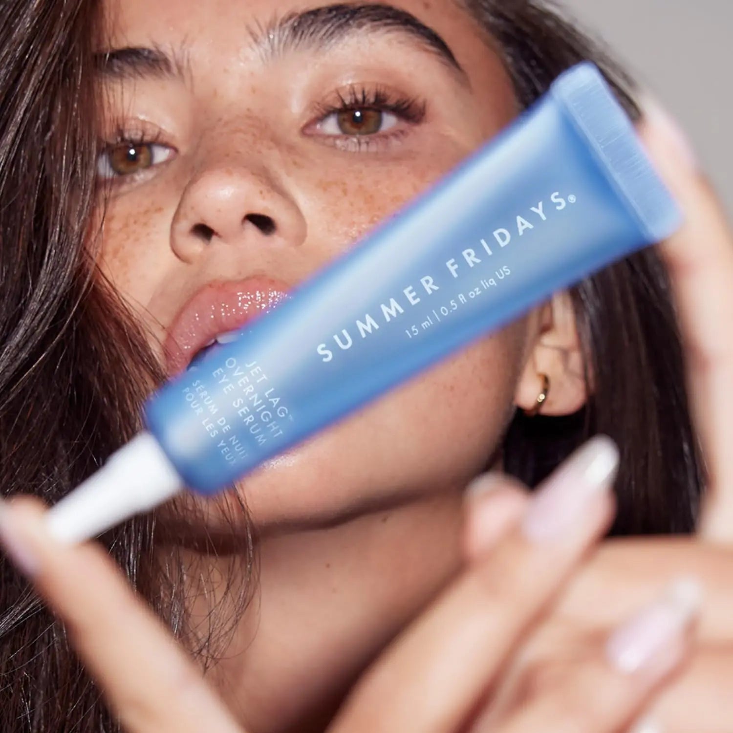 Summer Fridays Jet Lag Overnight Eye Serum - Nourishing Undereye Treatment for Dark Circles - Helps to Hydrate, Smooth, Firm & Depuff - Enriched with Glycerin to Lock in Moisture (0.5 Fl Oz) Summer Fridays uk supplements