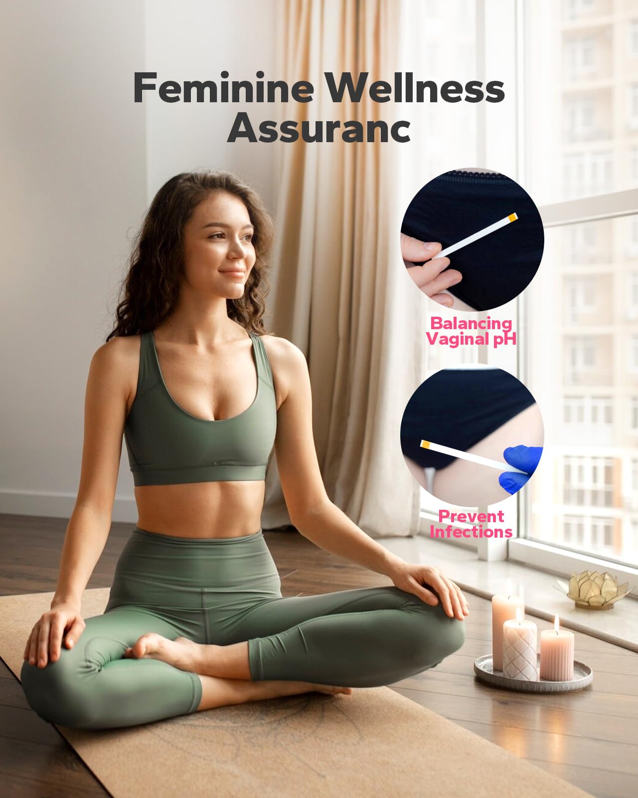Choppie Vaginal Health pH Test Strips (50 Strips), pH Balance Test Strips for Women, Vaginal pH Test Strips Choppie uk supplements