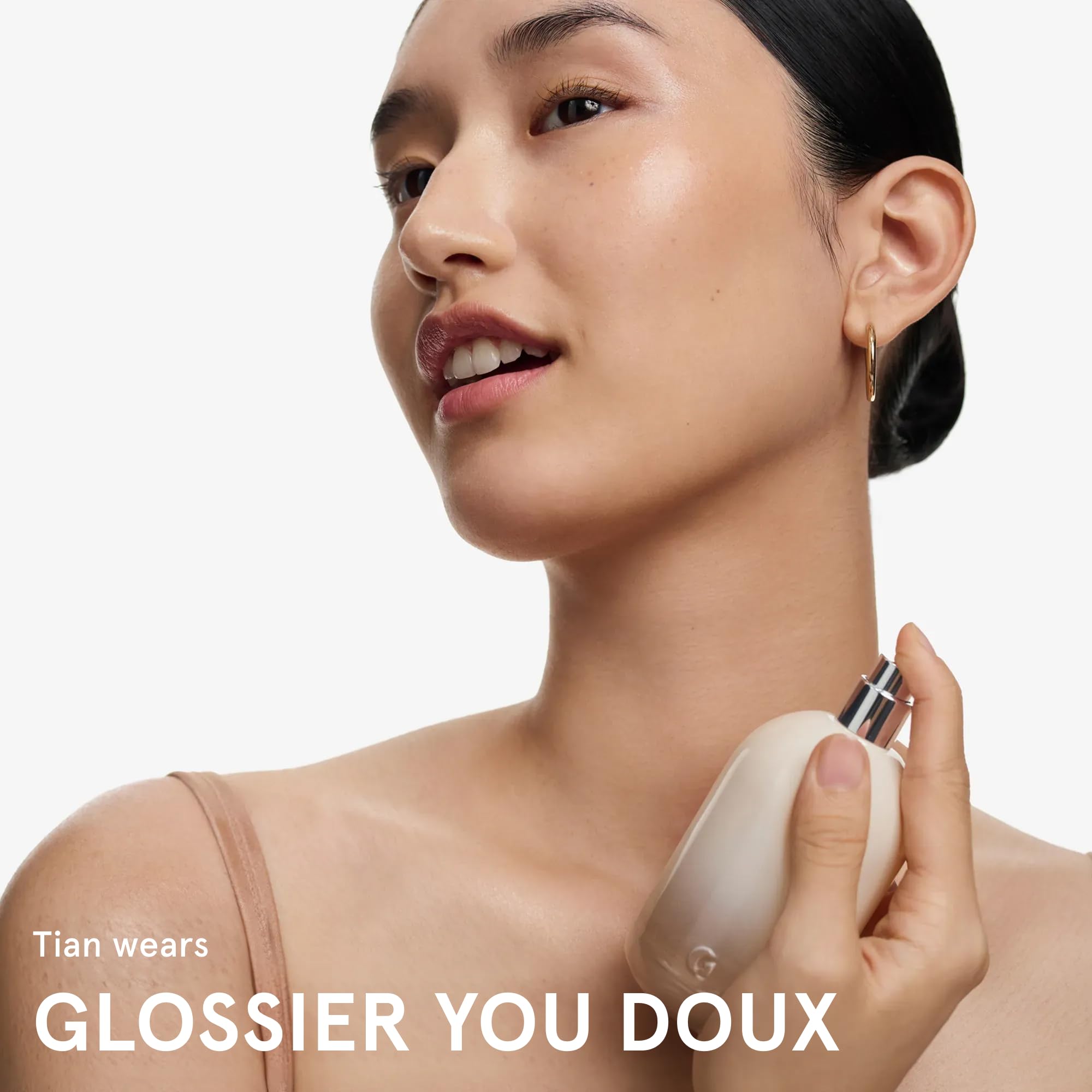 Glossier You Doux Eau de Parfum - Unisex Fragrance for Men & Women, Skin-Scent Enhancer Smells Different on Everyone - Earthy Woody Perfume with Sweet Violet, Palo Santo & Ambrox Base Notes, 100ml Glossier uk supplements