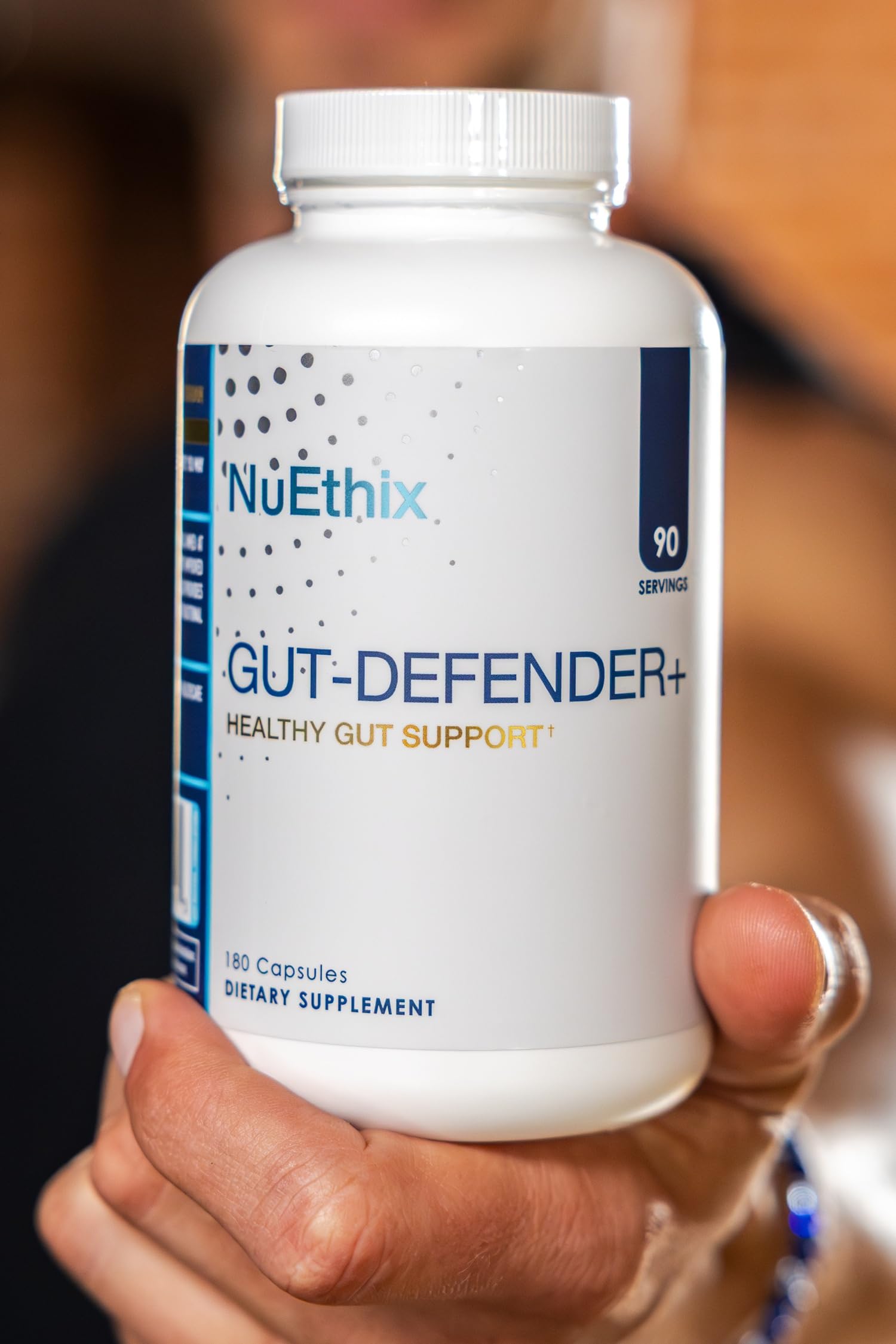 NuEthix Formulations Gut Defender+ Microbiome Balance Dietary Supplement, 180 Capsules, 90 Servings NuEthix Formulations uk supplements