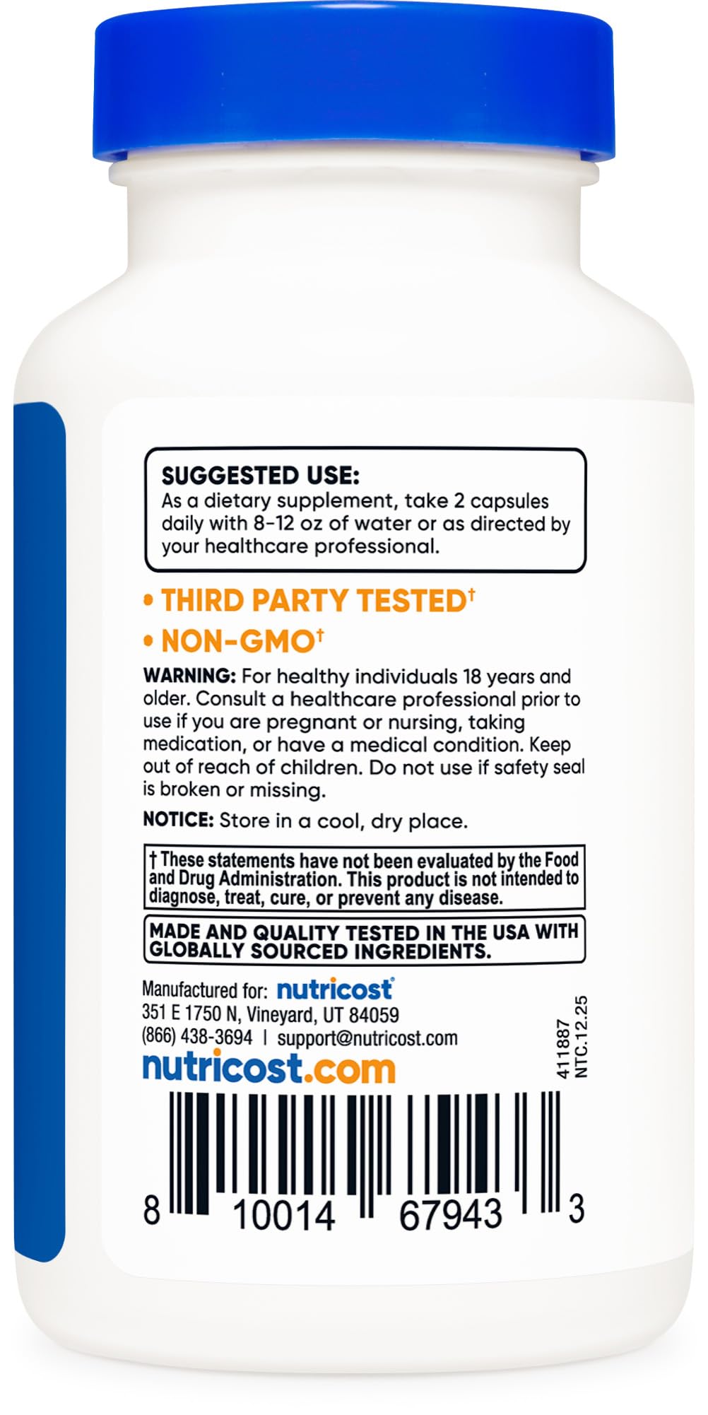 Nutricost Multivitamin for Men 120 Capsules - Vitamins and Minerals for The Healthy Man Nutricost uk supplements