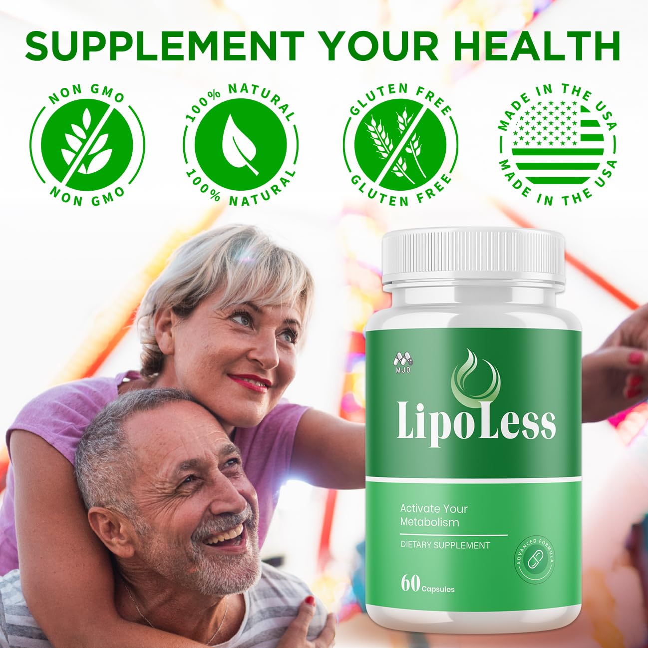 (3 Pack) LipoLess Capsules, Official Lipo Less Supplement Pills with All Natural Ingredients, Advanced Formula for Optimal Health Support with Premium Vitamins for Active Women & Men (180 Capsules) MJO uk supplements