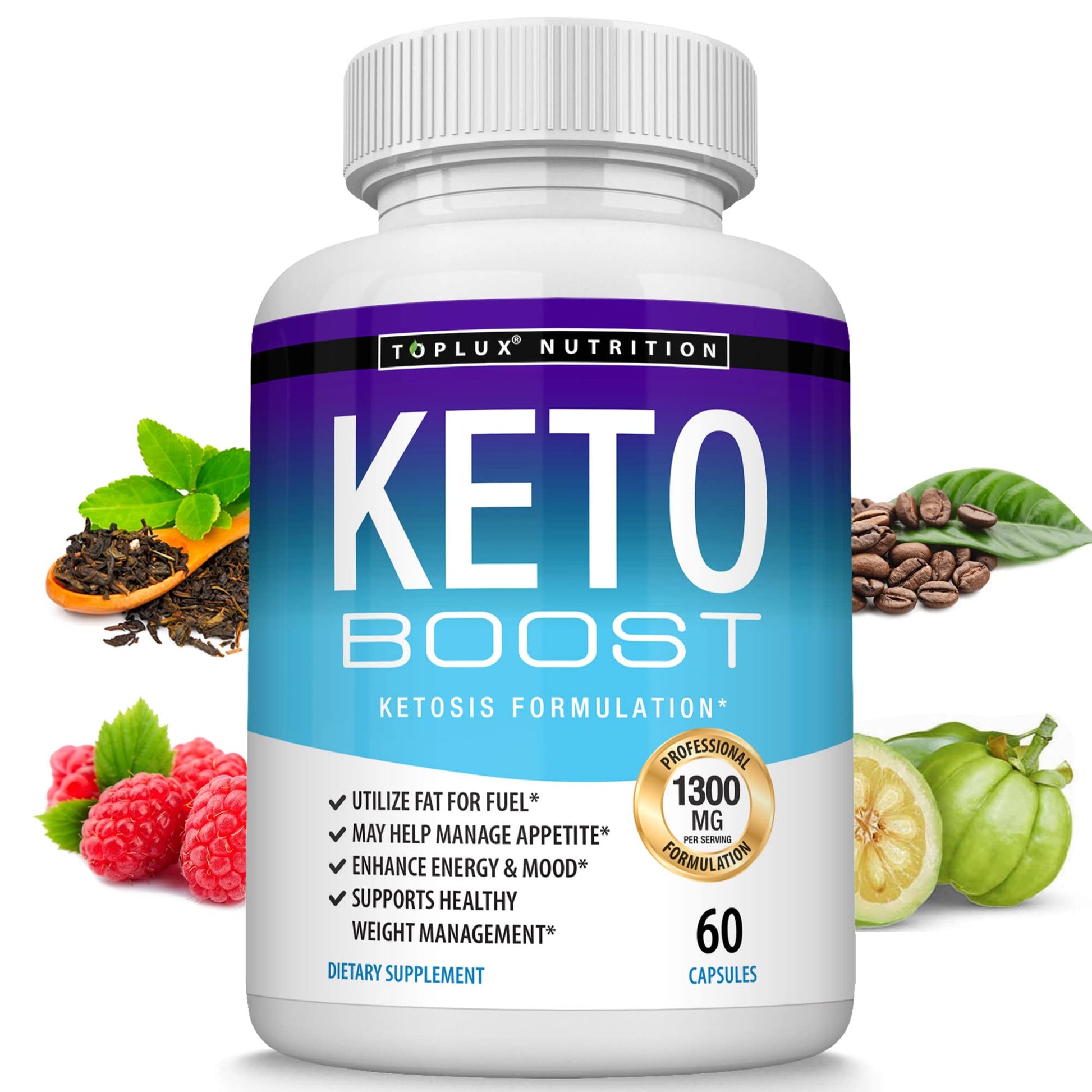 Keto Boost Diet Pills Ketosis Supplement - Natural Exogenous Keto Formula Support Energy Toplux uk supplements