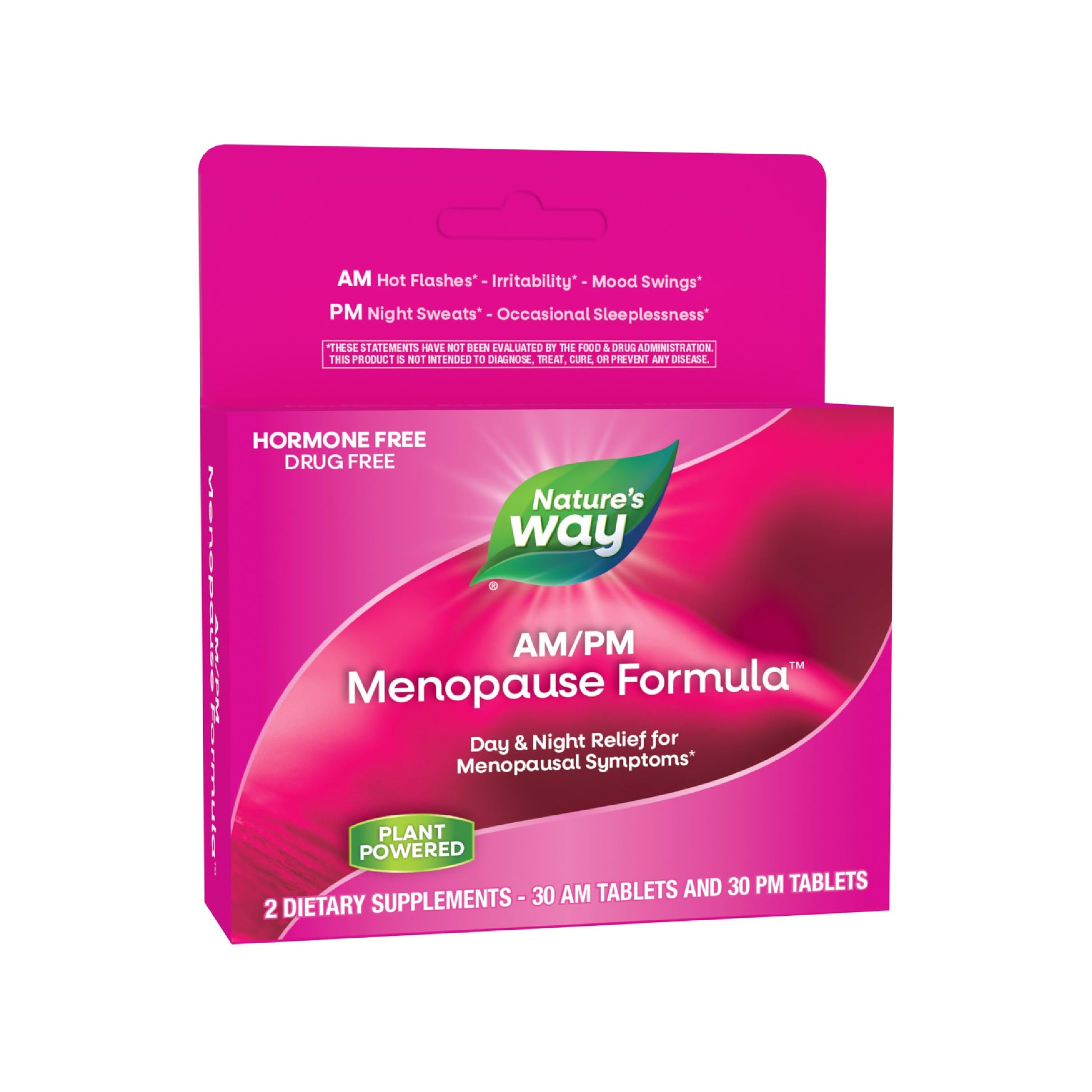 Enzymatic Therapy AM/ PM Menopause Hormone-Free Formula Daytime Energy & Restful Sleep (60 Count) Nature's Way uk supplements