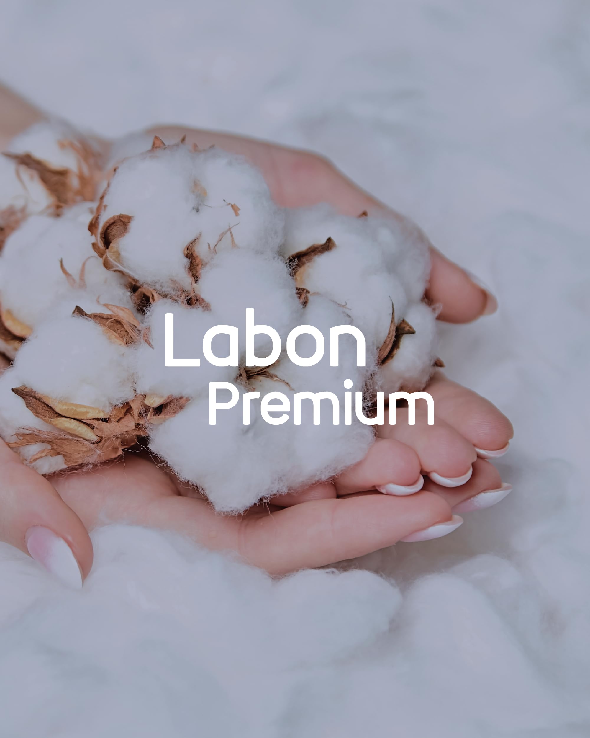 LABON Premium Vegan Organic Sanitary Pads (Regular, 25cm, 32 Counts) - 100% Organic Cotton Cover OCBON uk supplements