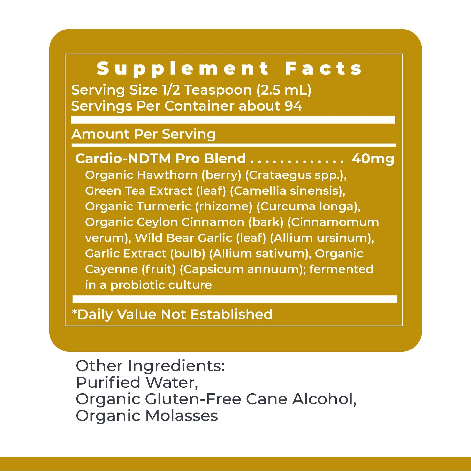 Premier Research Labs Fermented Cardio-ND - Cardio Heart Health, Cardio Support Liquid Fermented in Probiotics for Women, Men, Adults, Supports Heart Health with Hawthorne Berry - 8 fl oz Bottle Premier Research Labs uk supplements