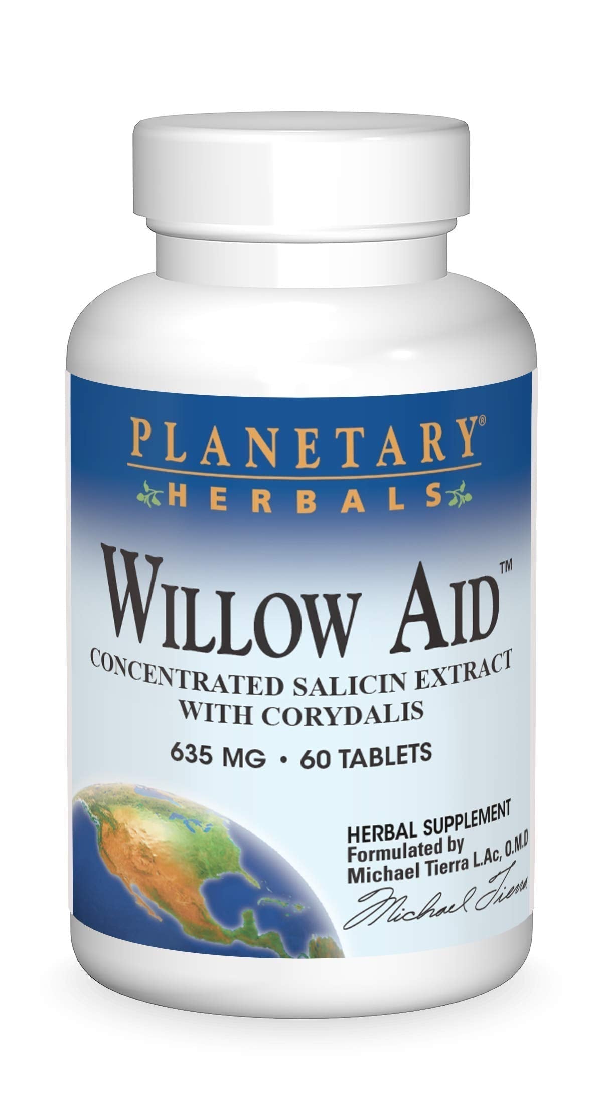 Planetary Herbals Willow Aid Tablets, 60 Count Planetary Herbals uk supplements
