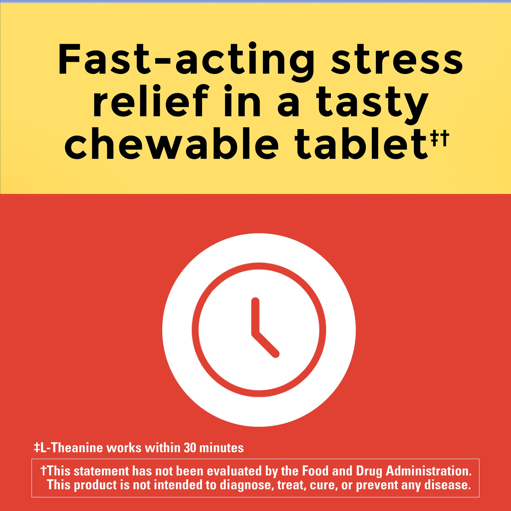 Nature Made Chewable L Theanine 200mg, L-Theanine Supplement for Stress Relief Nature Made uk supplements