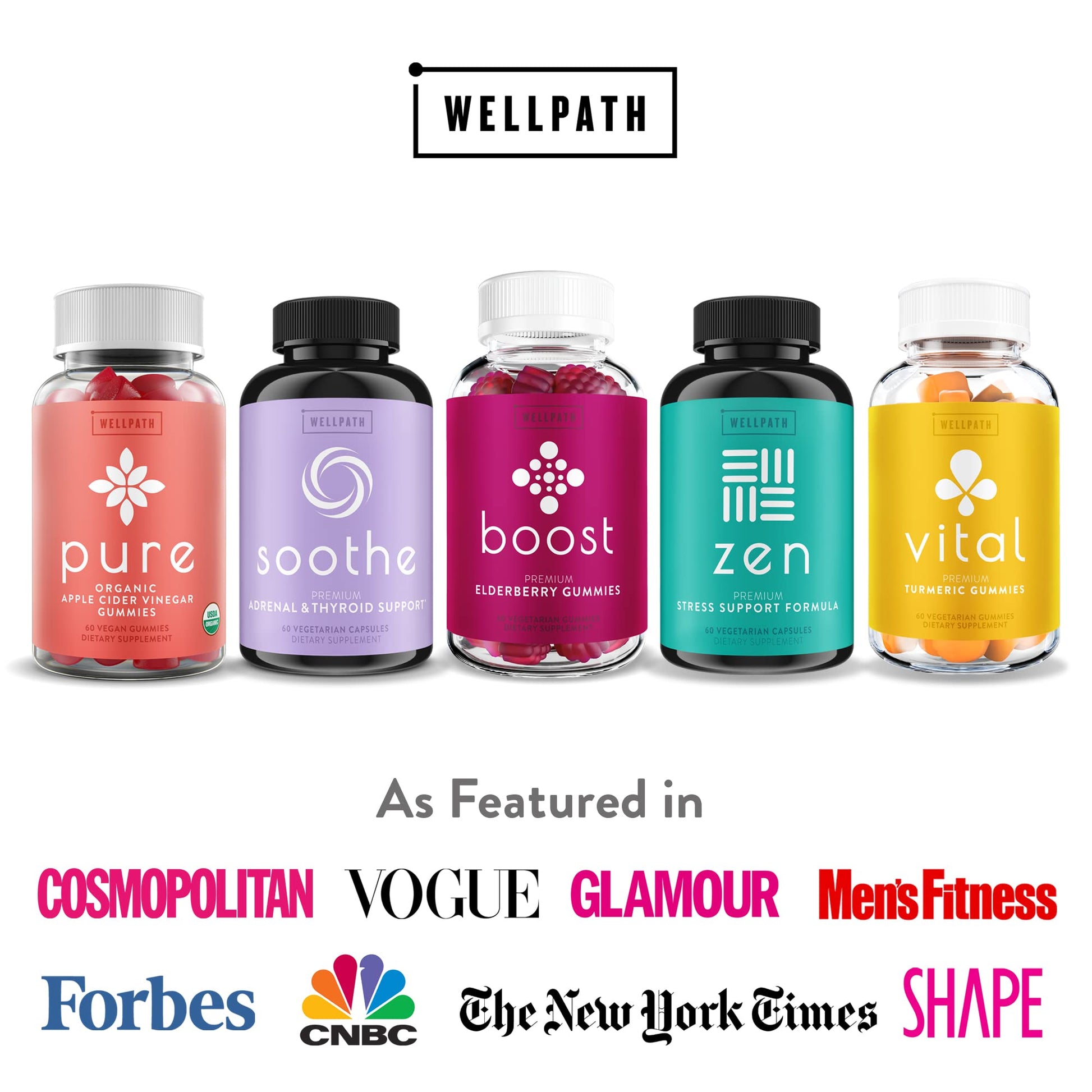 WellPath ACV Gummies with The Mother - USDA Organic, Vegan, Raw Apple Cider Vinegar WellPath uk supplements