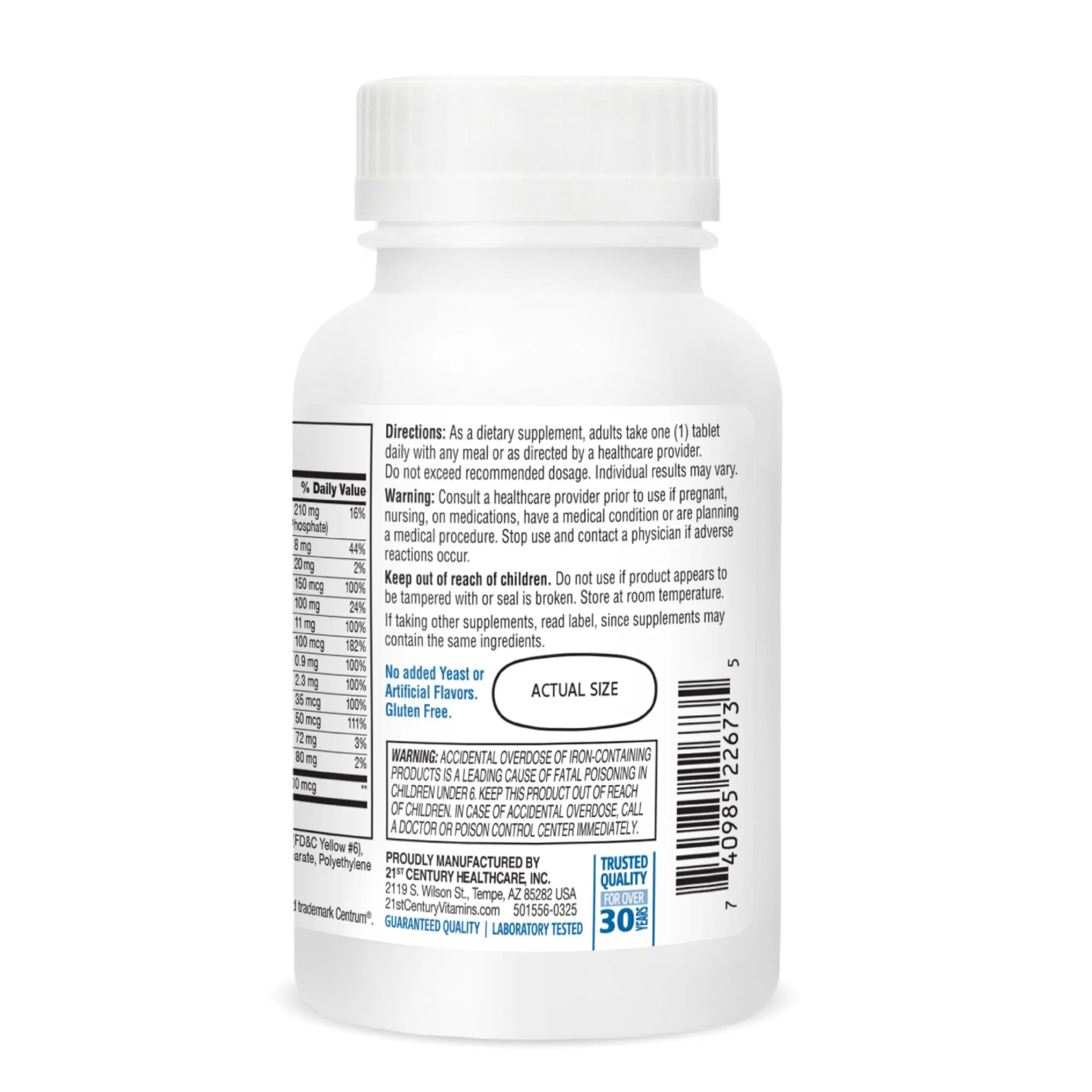 21st Century Sentry Men Multivitamin, 120 Count 21st Century uk supplements
