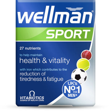 Vitabiotics Wellman Sport Tablets, 30 Tablets Wellman Vitabiotics uk supplements
