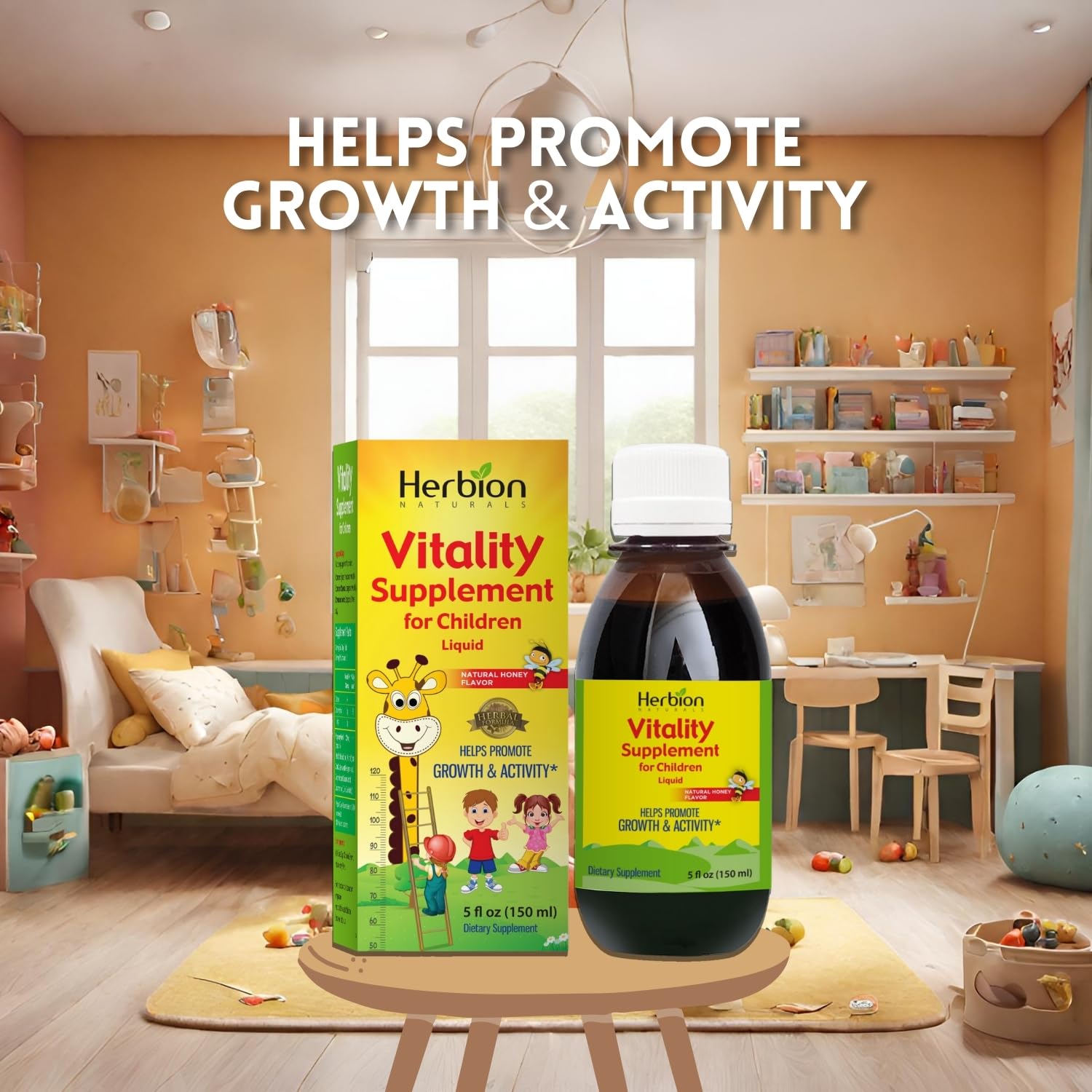 Herbion Naturals Vitality Supplement Syrup for Children, Promotes Growth and Appetite Herbion Naturals uk supplements