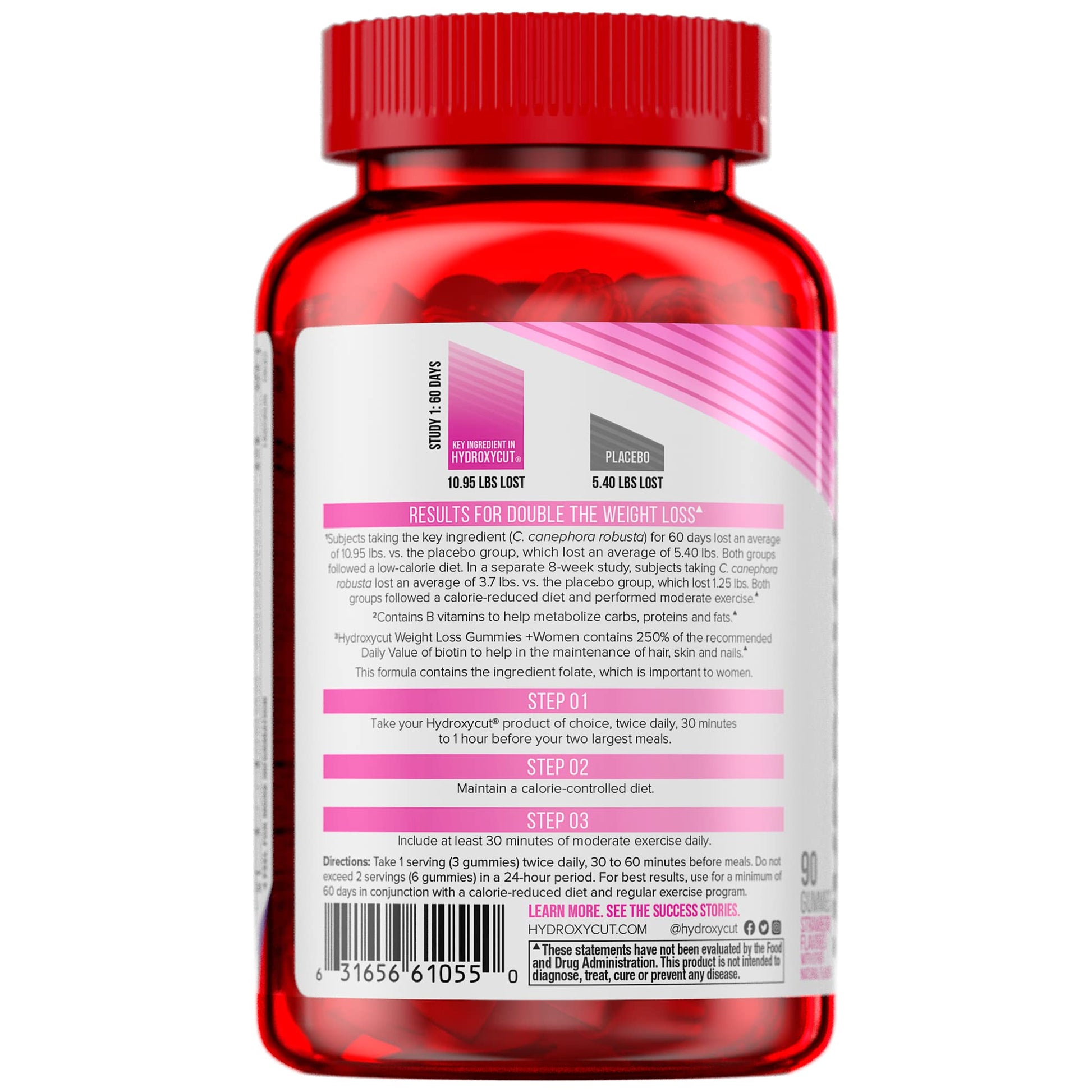 Hydroxycut Gummies + Women Strawberry 90ct Hydroxycut uk supplements