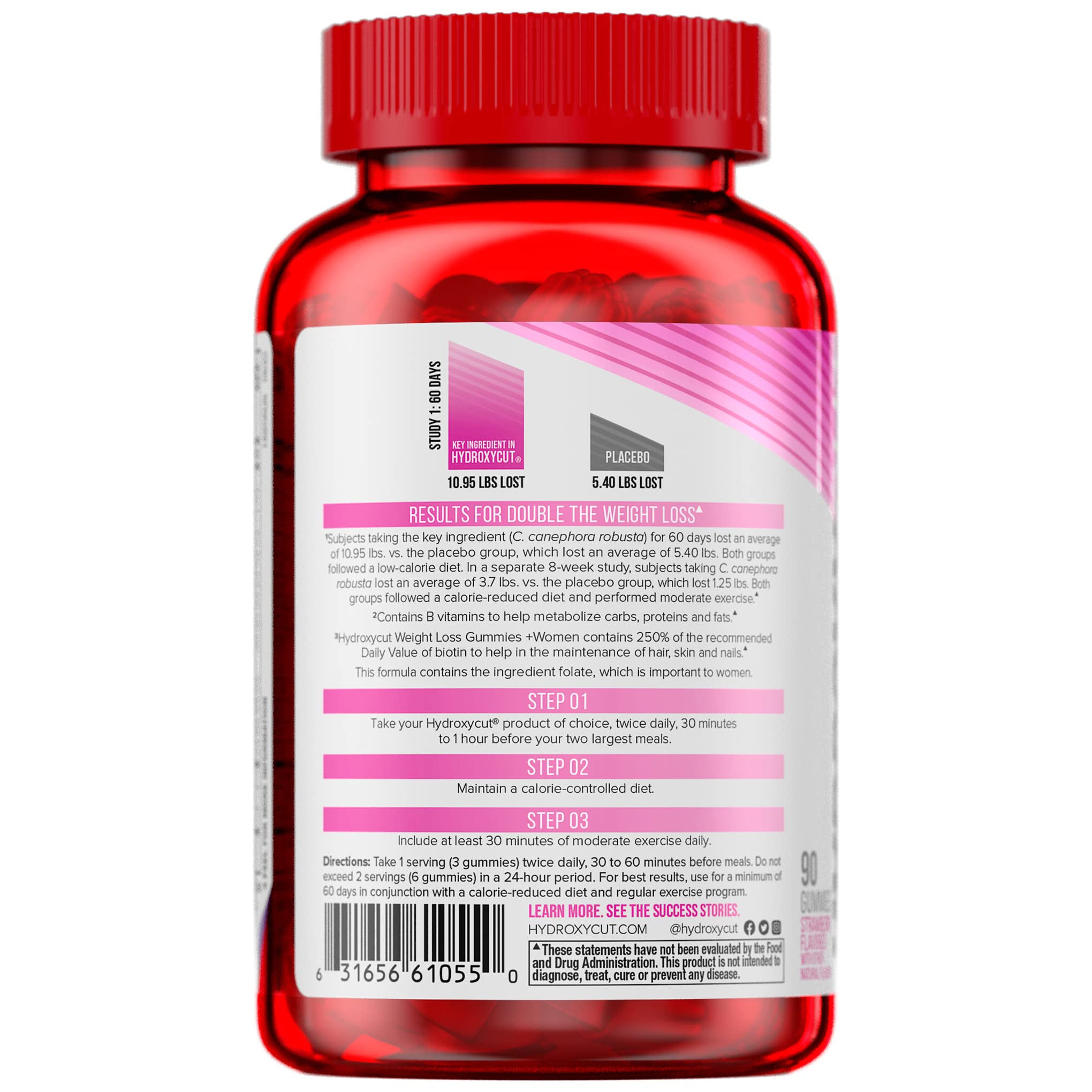 Hydroxycut Gummies + Women Strawberry 90ct Hydroxycut uk supplements
