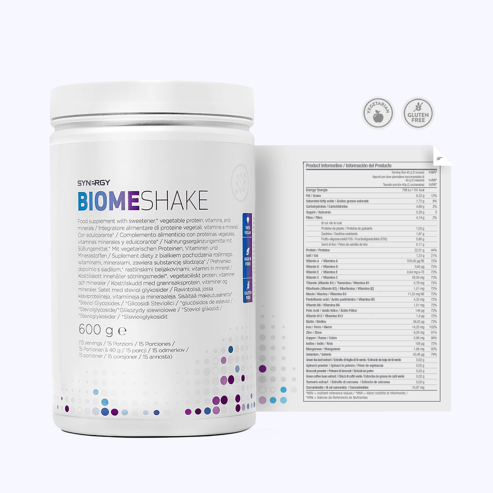 Synergy Worldwide Biome Shake 600 g | 22g Protein Powder Supplement | High in nutrients, Vitamins and Minerals Synergy Worldwide uk supplements