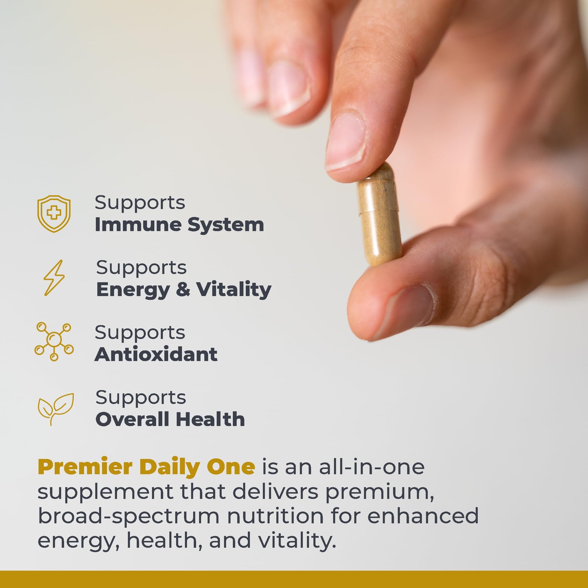 Premier Research Labs Premier Daily One - Super Greens, Vegetable Supplements for Adults with Cruciferous Veggies, Milk Thistle for Liver Support, Phytonutrients, Beta Glucan - 60 Vegetarian Capsules Premier Research Labs uk supplements