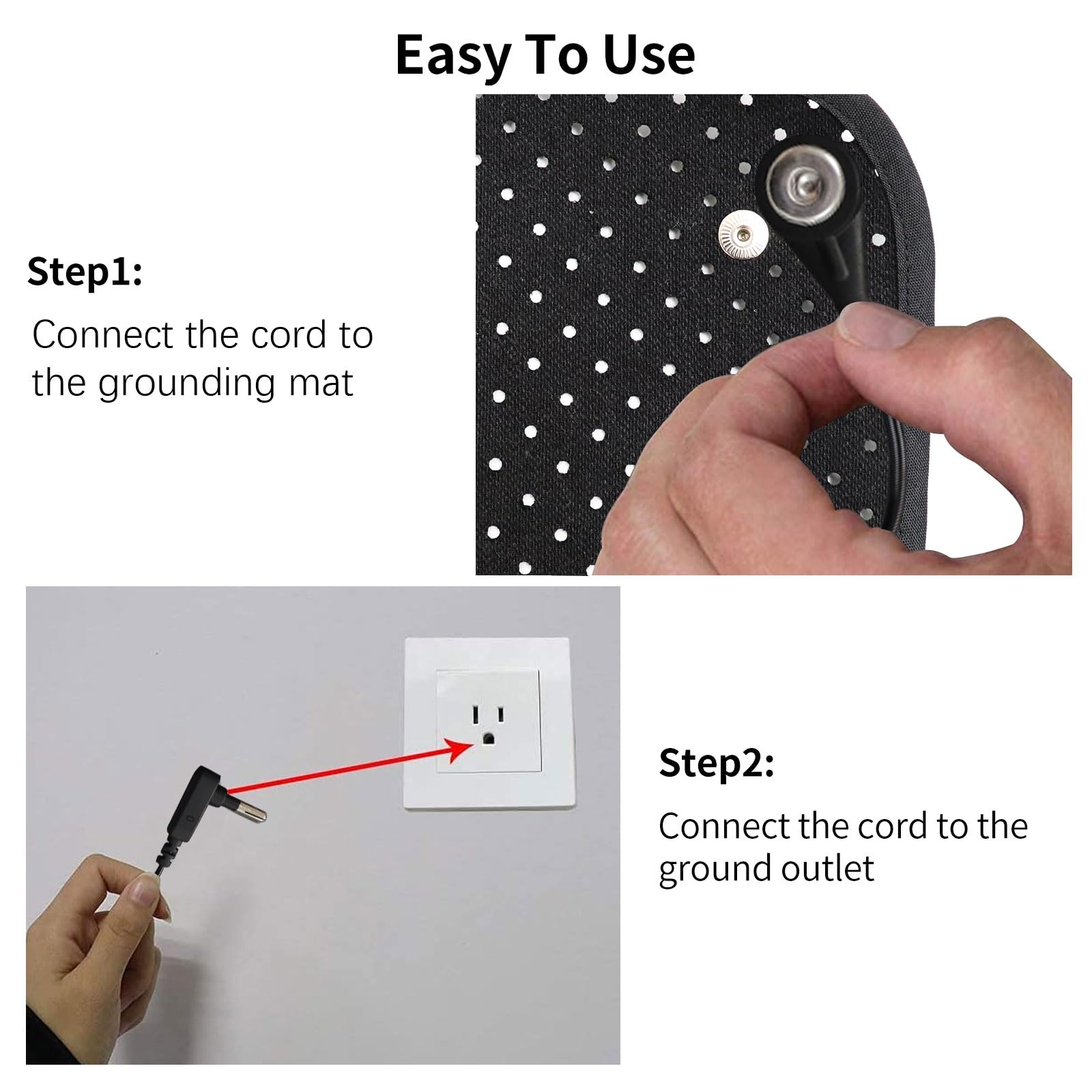 EOHELGRO Grounding Mat, Earth Grounding Mat for Sleeping, Earth Mat Grounding Pad for Energy EOHELGRO uk supplements