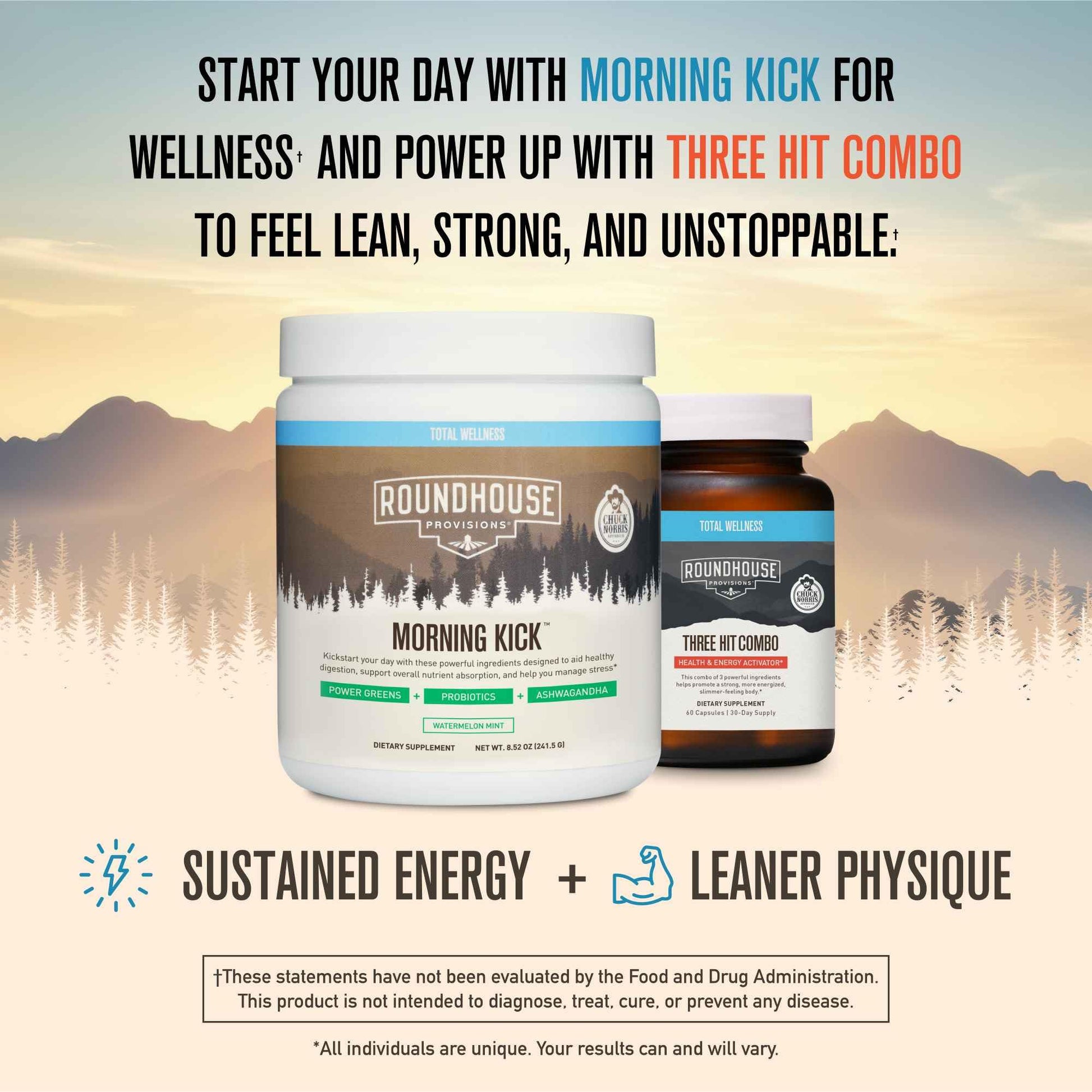 ROUNDHOUSE PROVISION Morning Kick, Powder Supplement for Healthy Digestion, Energy Levels, and Overall Wellness, 30 Servings (9.1 Ounce (Pack of 1), Watermelon Mint) ROUNDHOUSE PROVISION uk supplements