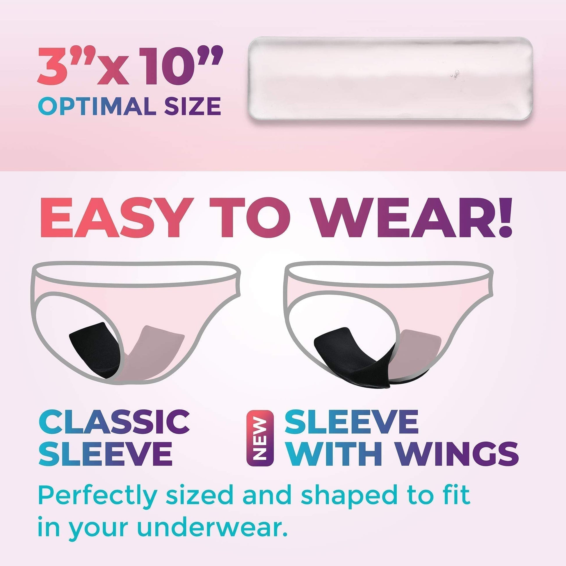 Reusable Perineal Ice Packs with Washable Sleeves – for Hemorrhoids, Postpartum Vaginal Pain PhysioNatural uk supplements