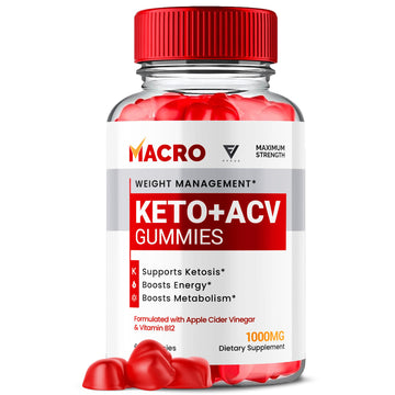 Macro Keto ACV Gummies Advanced Apple Cider Vinegar Vitamin Supplement Fyvus uk supplements