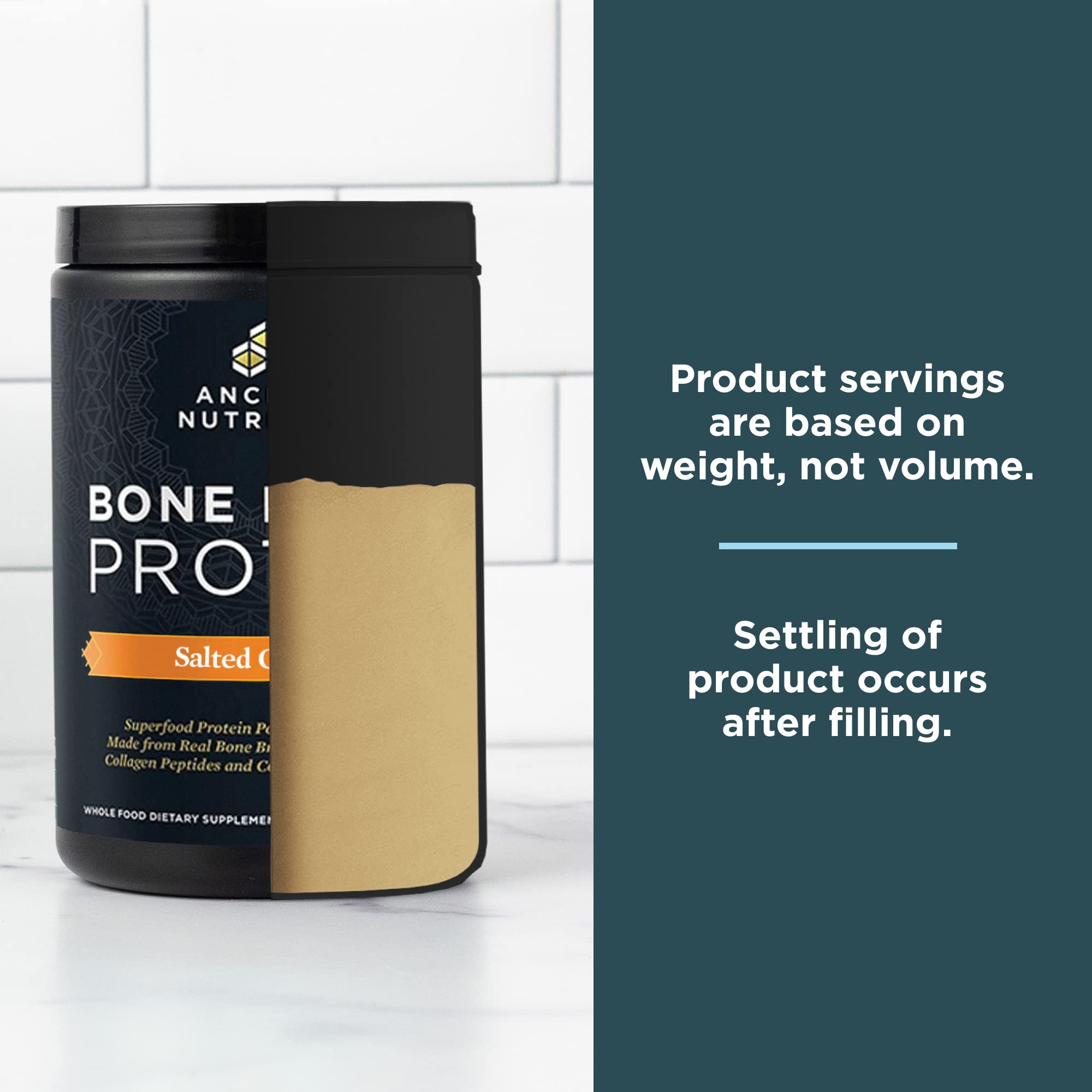 Ancient Nutrition Bone Broth Protein Powder, Salted Caramel, 19g Protein per Serving Ancient Nutrition uk supplements