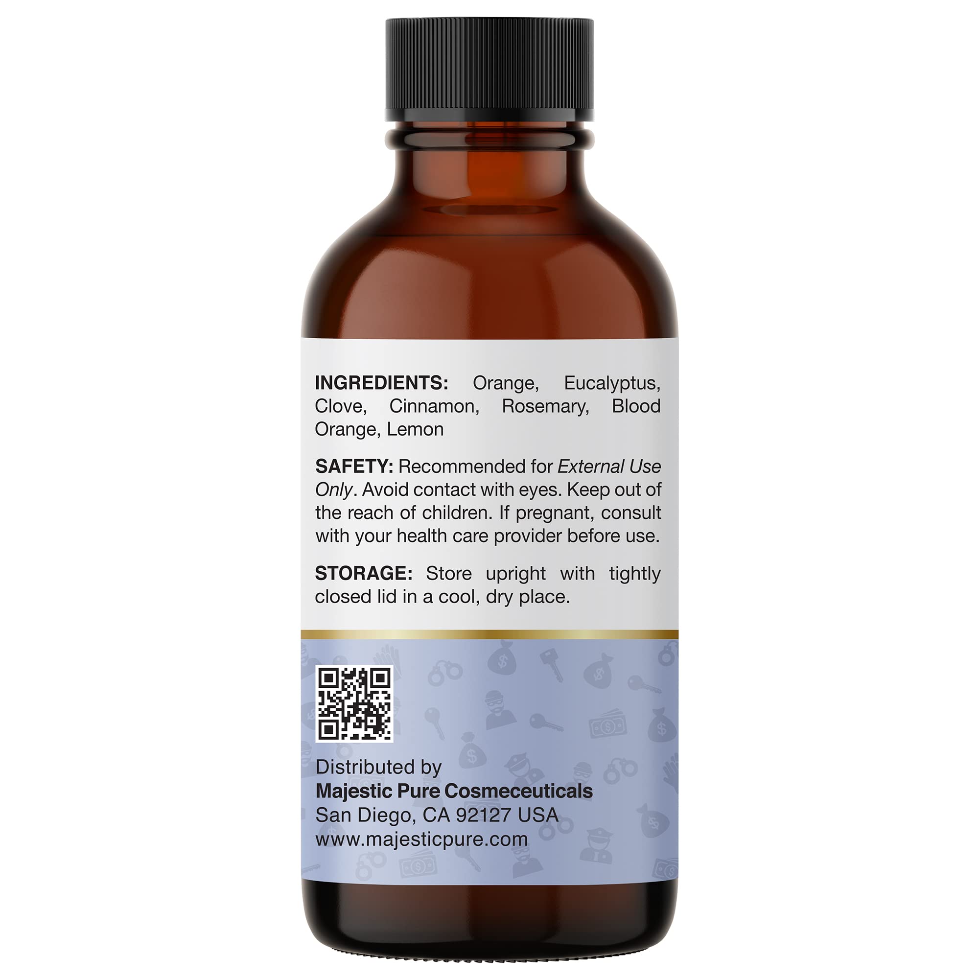 Majestic Pure Thieves Essential Oil Blend | 100% Pure Premium Oil for Uplifting Mood, DIY Products MAJESTIC PURE uk supplements