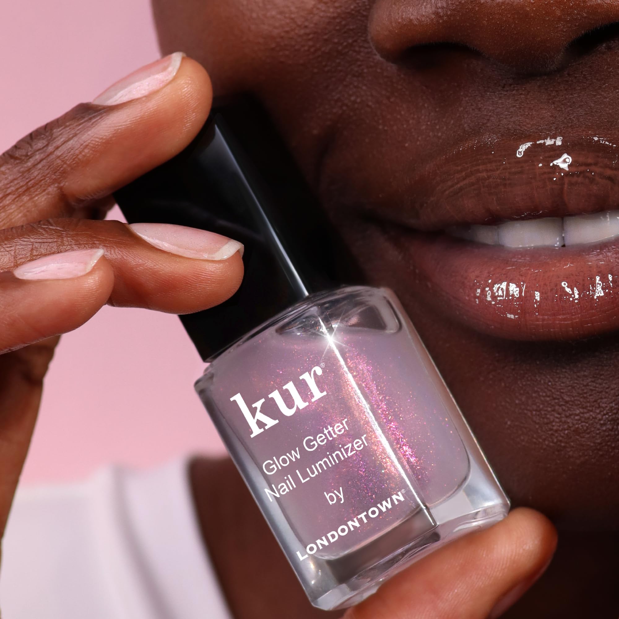 LONDONTOWN Glow Getter Nail Luminizer – One-Step Nail Treatment with Hexanal & Shimmer for Stronger, Healthier, Glossier Nails, No Base or Top Coat Needed, 0.4 Fl Oz LONDONTOWN uk supplements