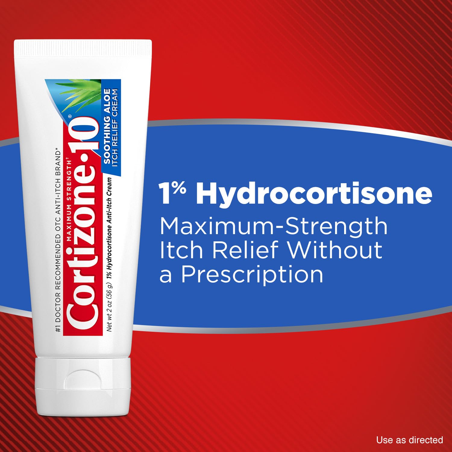 Cortizone-10 Maximum Strength Soothing Aloe Itch Relief Cream, 1% Hydrocortisone, Fast-Acting, Anti-Itch Cream for Bug Bites, Rash, Eczema, Psoriasis, Poison Ivy, Oak, Sumac, 2 oz (Pack of 4) Cortizone 10 uk supplements