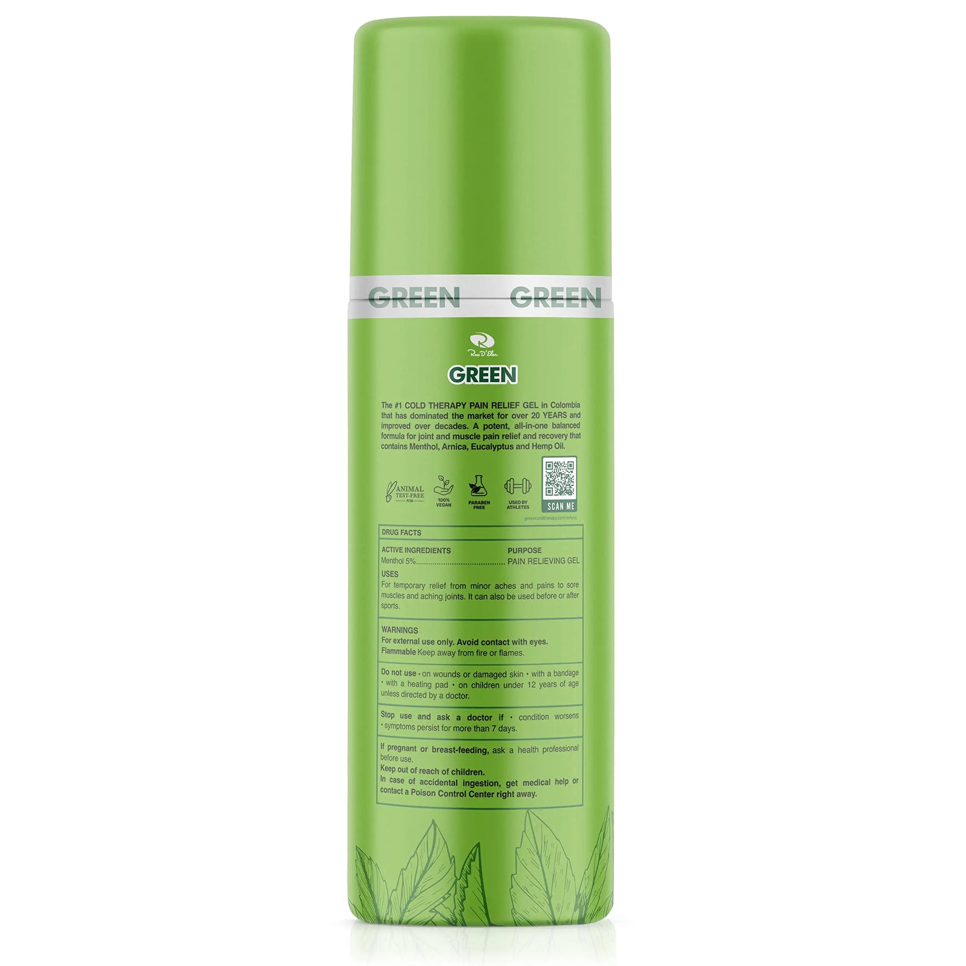 Ross D’Elen Green Menthol ROLL-ON 3-Pack ROSS D'ELEN uk supplements