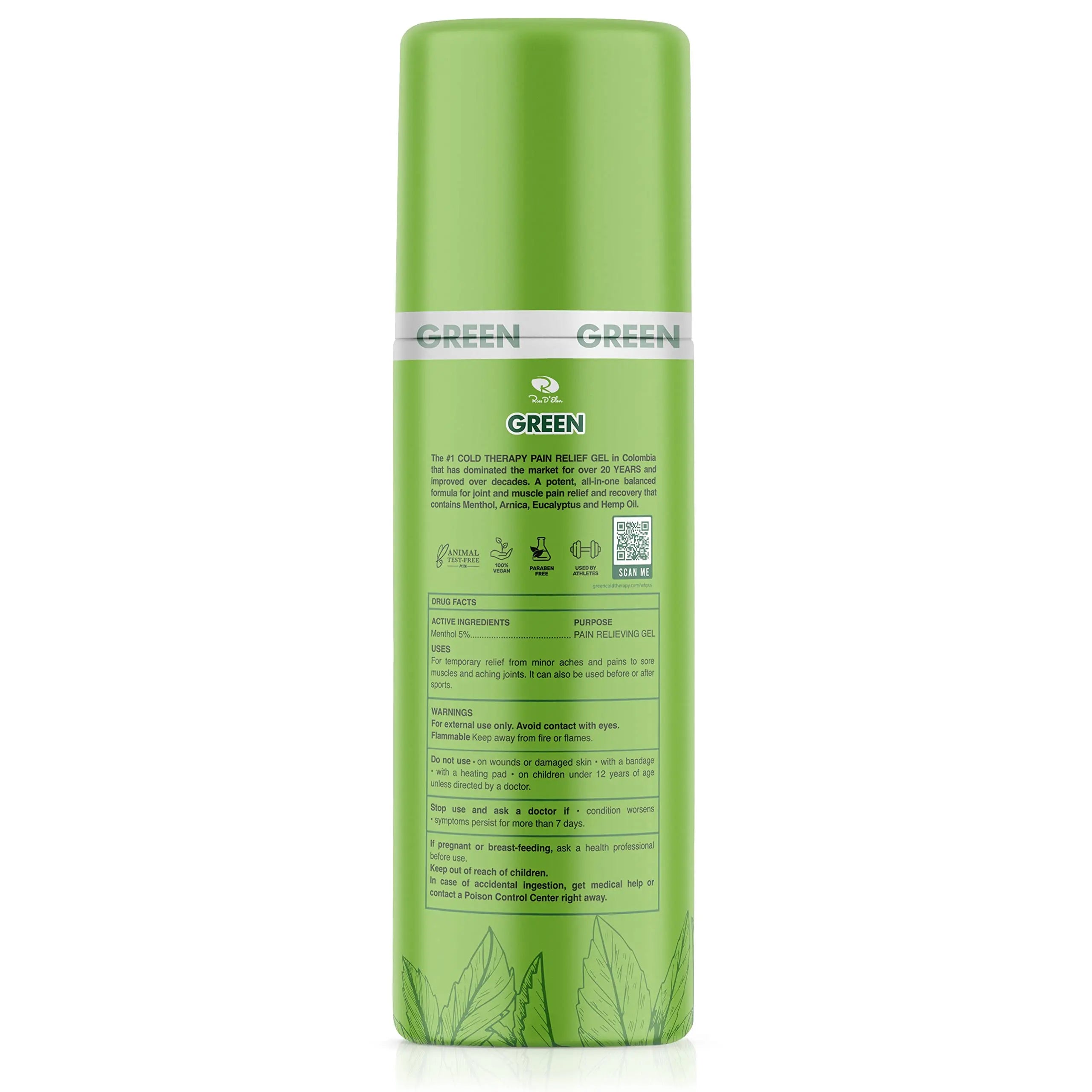 Ross D’Elen Green Menthol ROLL-ON 3-Pack ROSS D'ELEN uk supplements