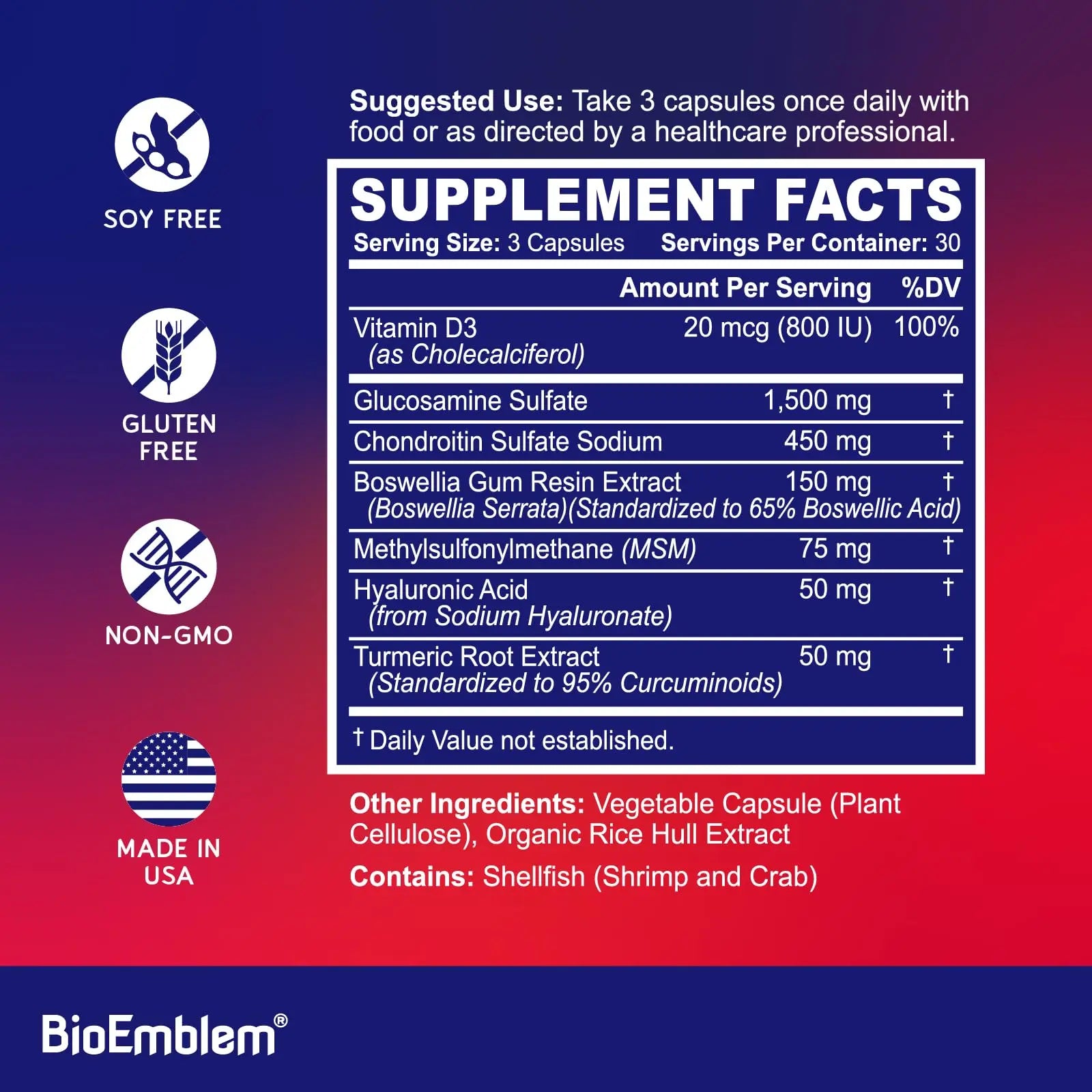 BioEmblem Beauty Probiotics for Women and Joint Support BioEmblem uk supplements